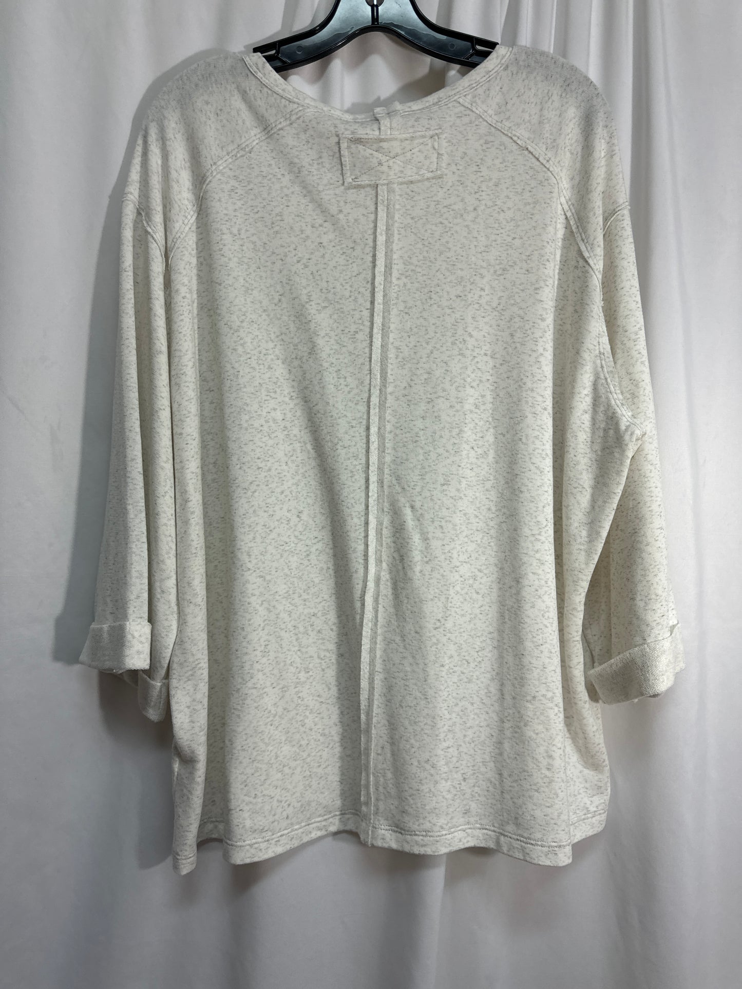 Top Long Sleeve By Clothes Mentor In Grey, Size: M