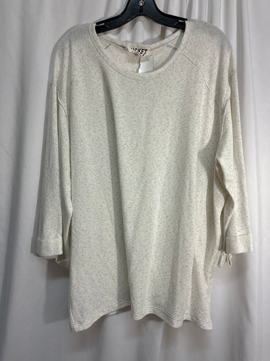 Top Long Sleeve By Clothes Mentor In Grey, Size: M