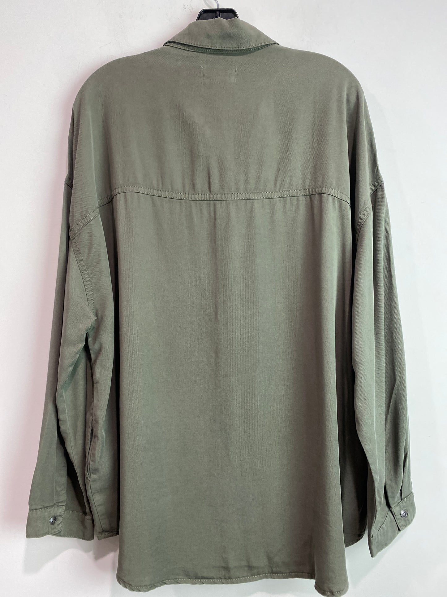 Top Long Sleeve By Risen In Green, Size: Xl