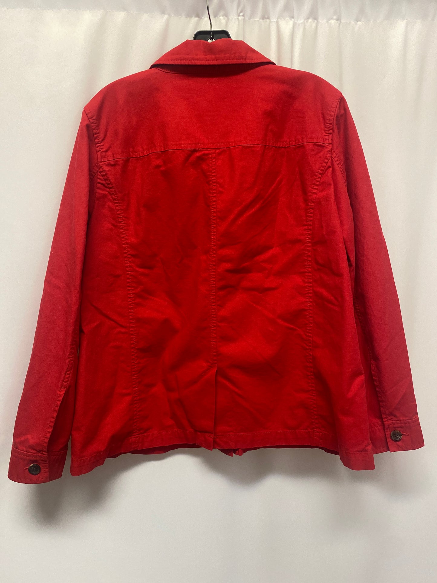 Jacket By Talbots In Red, Size: L