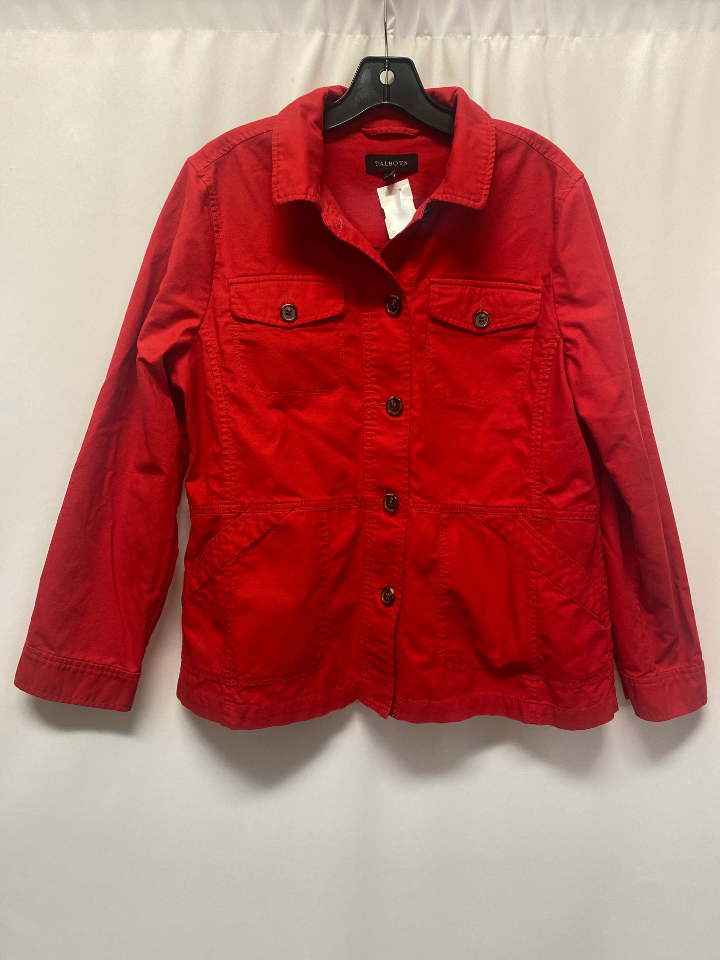 Jacket By Talbots In Red, Size: L