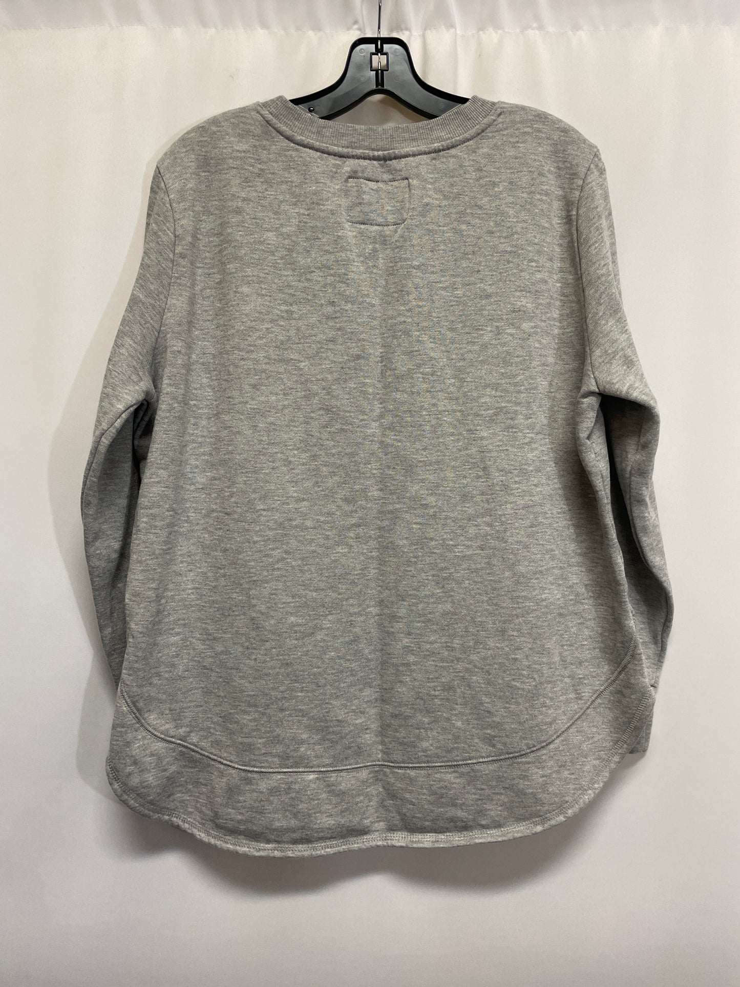 Top Long Sleeve By Clothes Mentor In Grey, Size: L