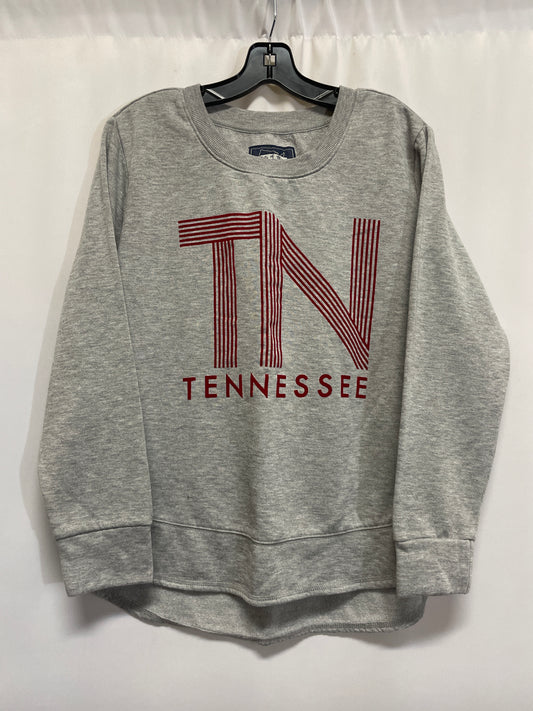 Top Long Sleeve By Clothes Mentor In Grey, Size: L