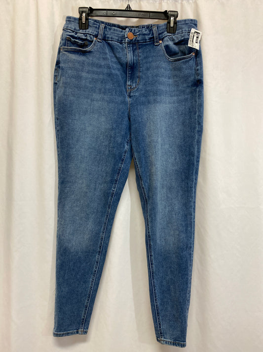 Jeans Skinny By Maurices In Blue Denim, Size: L