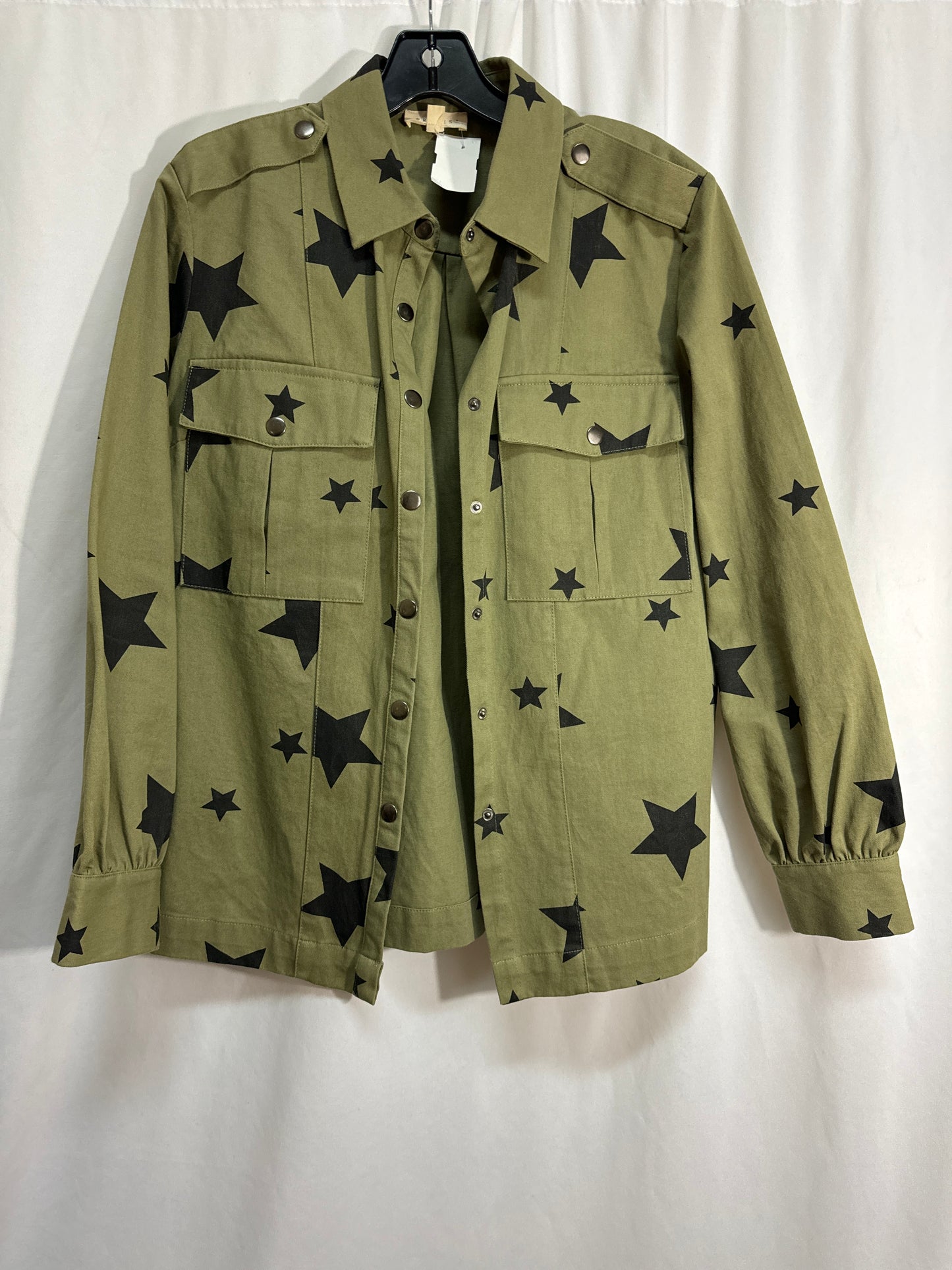 Jacket Other By Promesa In Green, Size: S