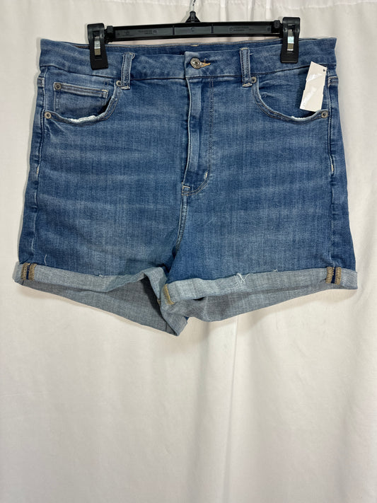 Shorts By American Eagle In Blue Denim, Size: 14