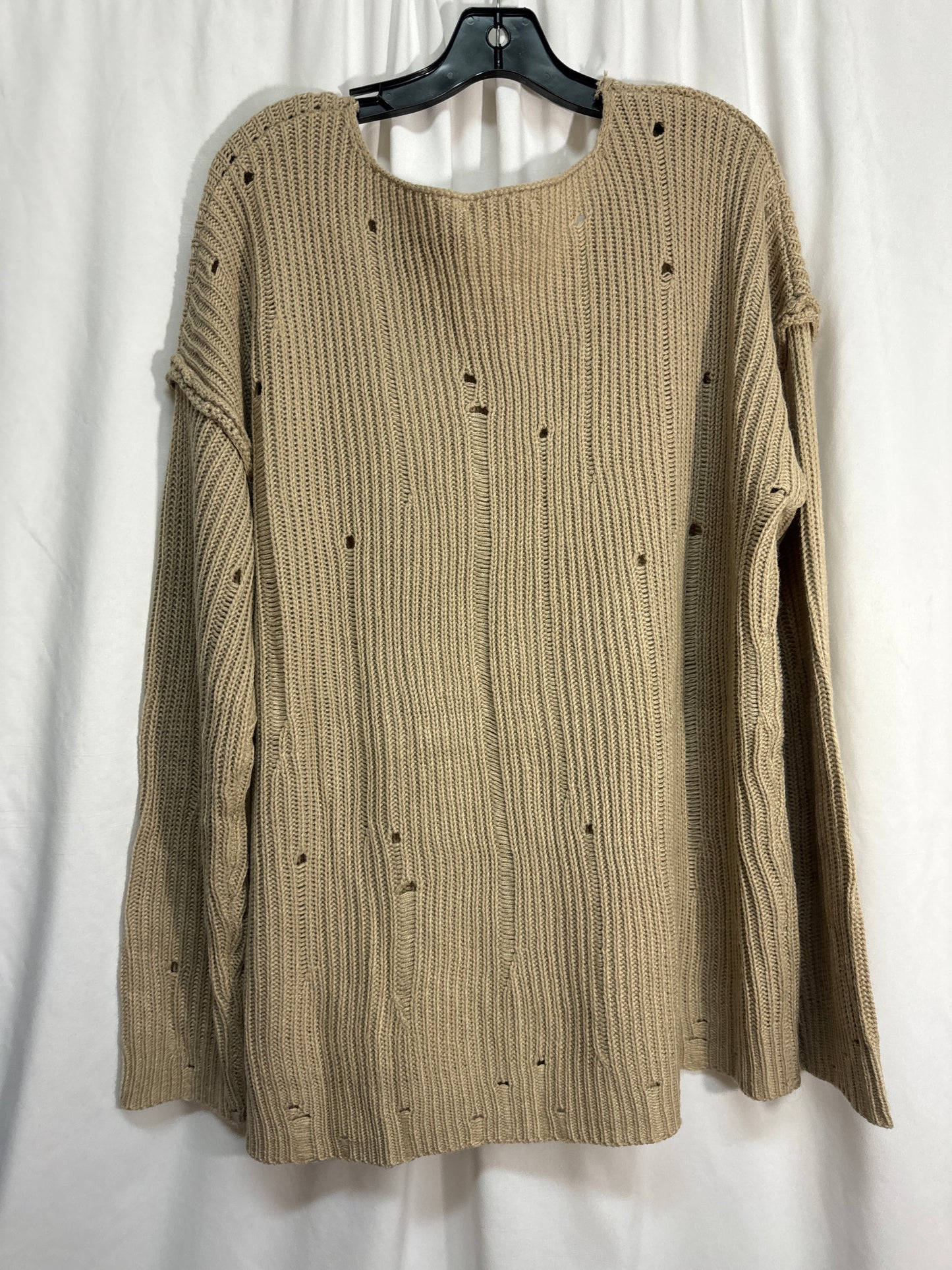 Sweater By Haptics In Beige, Size: 2x