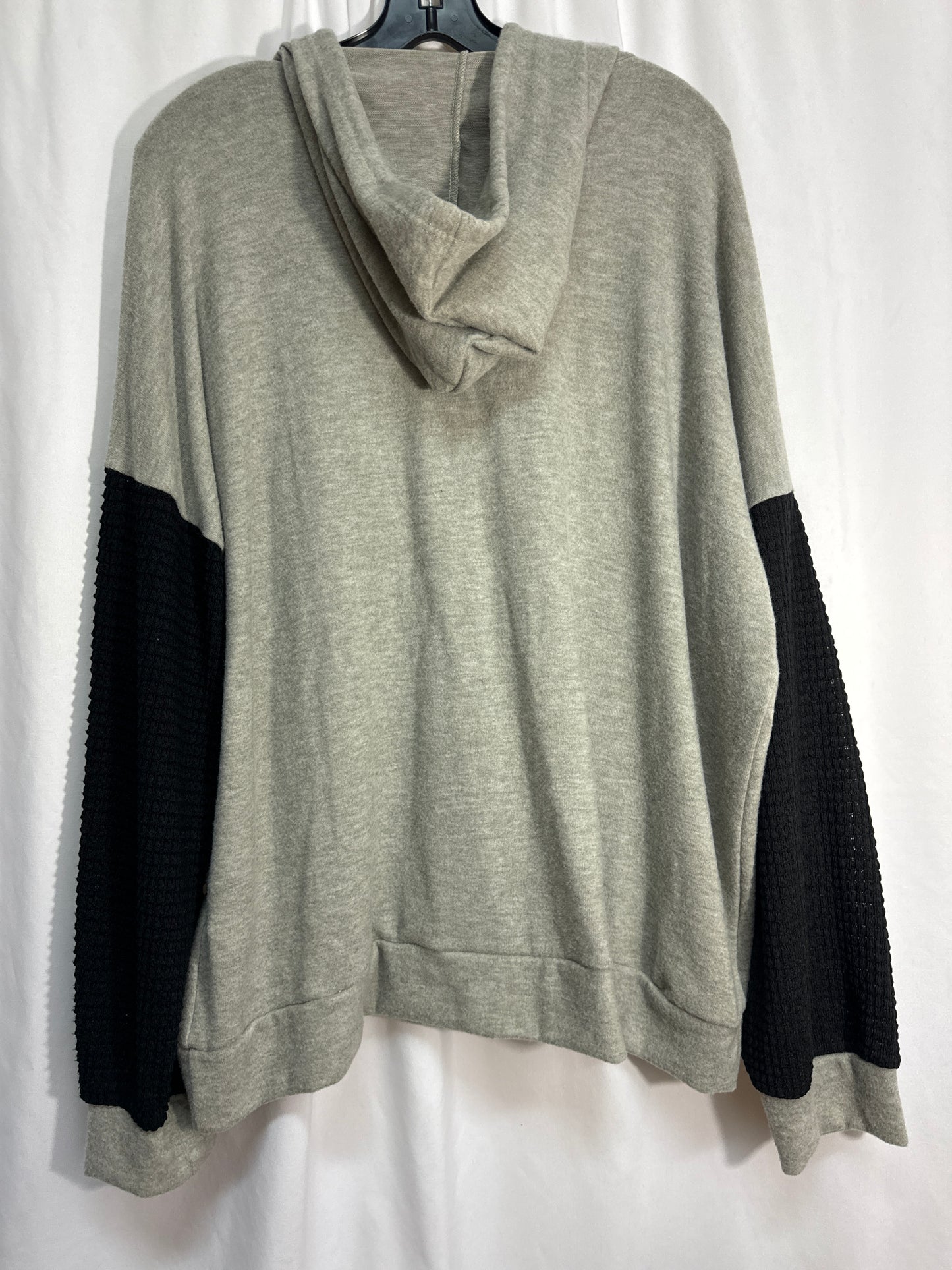 Top Long Sleeve By Sew In Love In Grey, Size: 2x