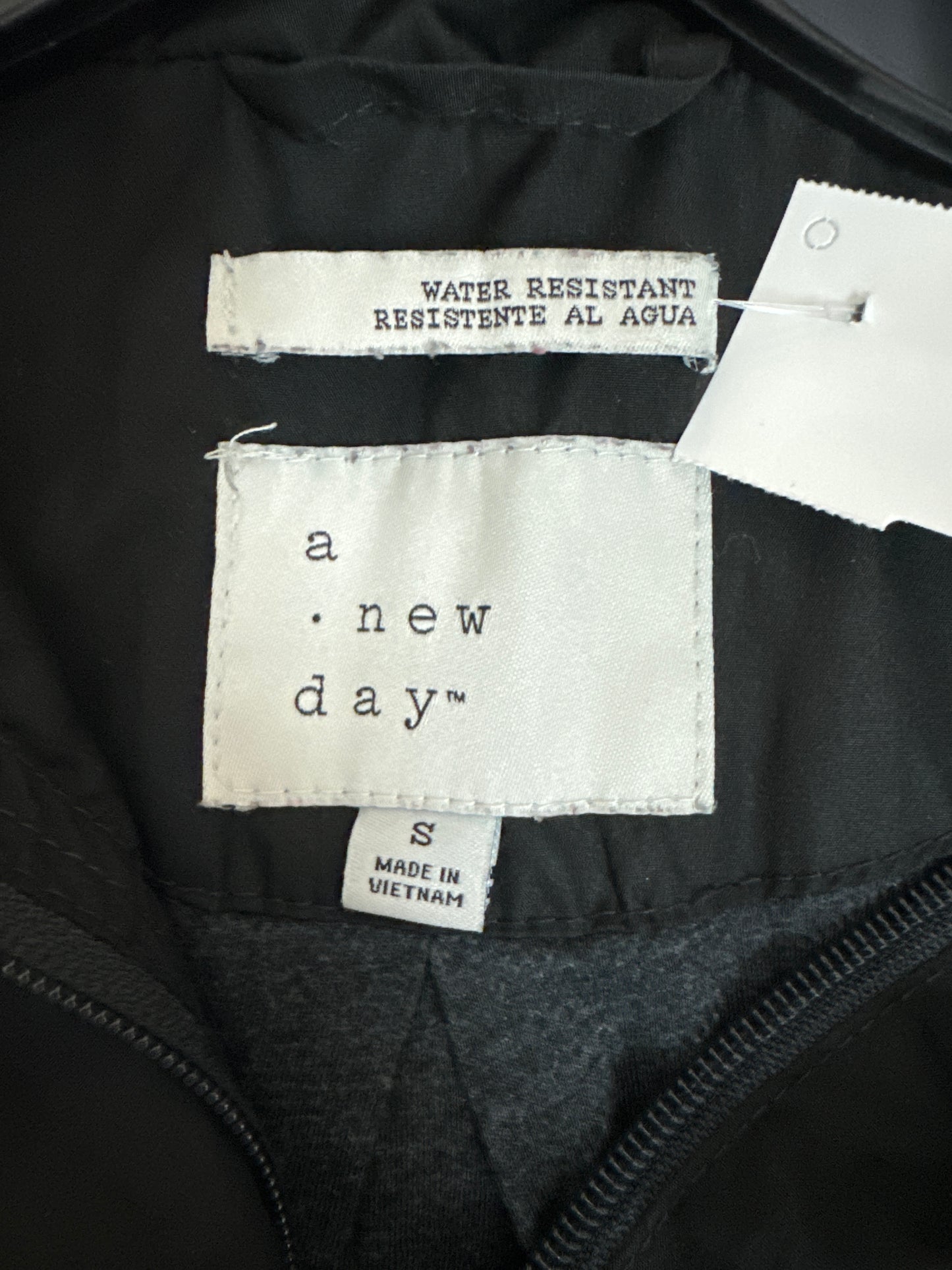 Jacket Windbreaker By A New Day In Black, Size: S