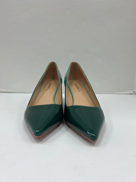 Shoes Heels Kitten By Clothes Mentor In Green, Size: 9