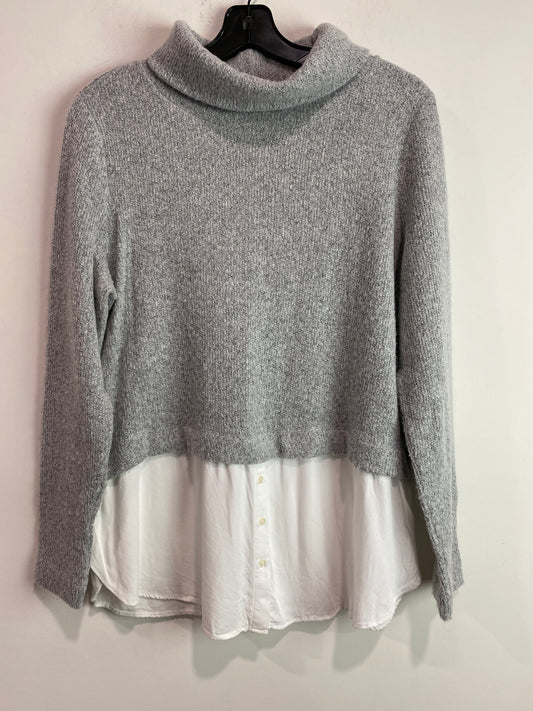 Sweater By Loft In Grey, Size: M