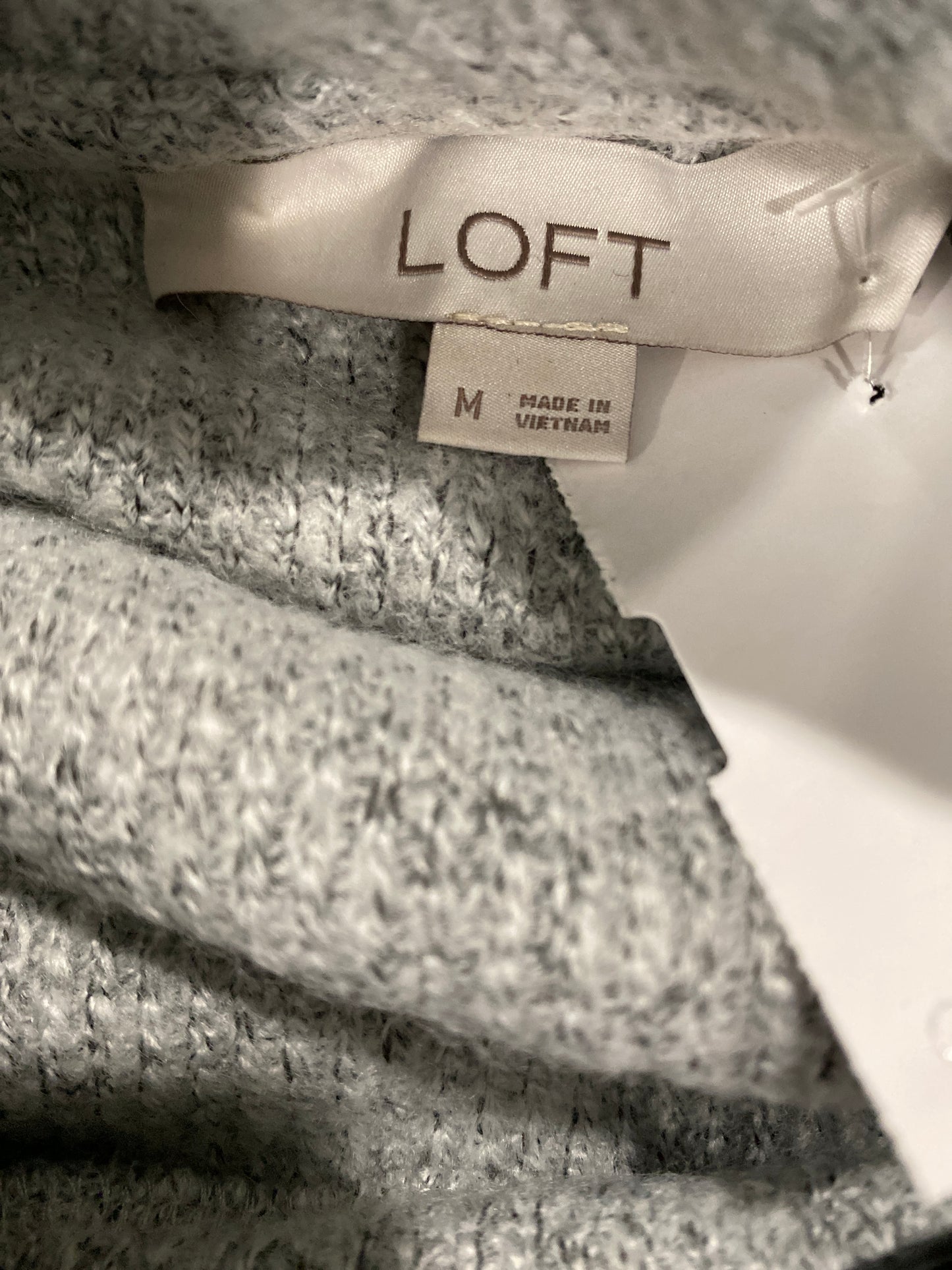 Sweater By Loft In Grey, Size: M