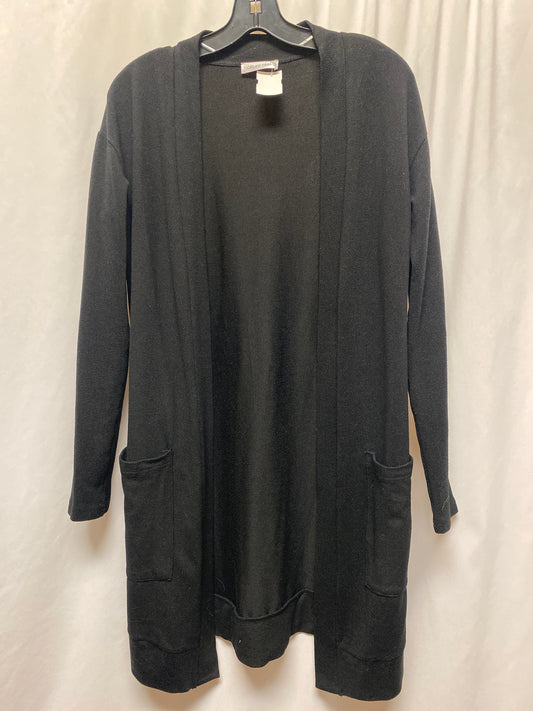 Sweater Cardigan By Tickled Teal In Black, Size: S