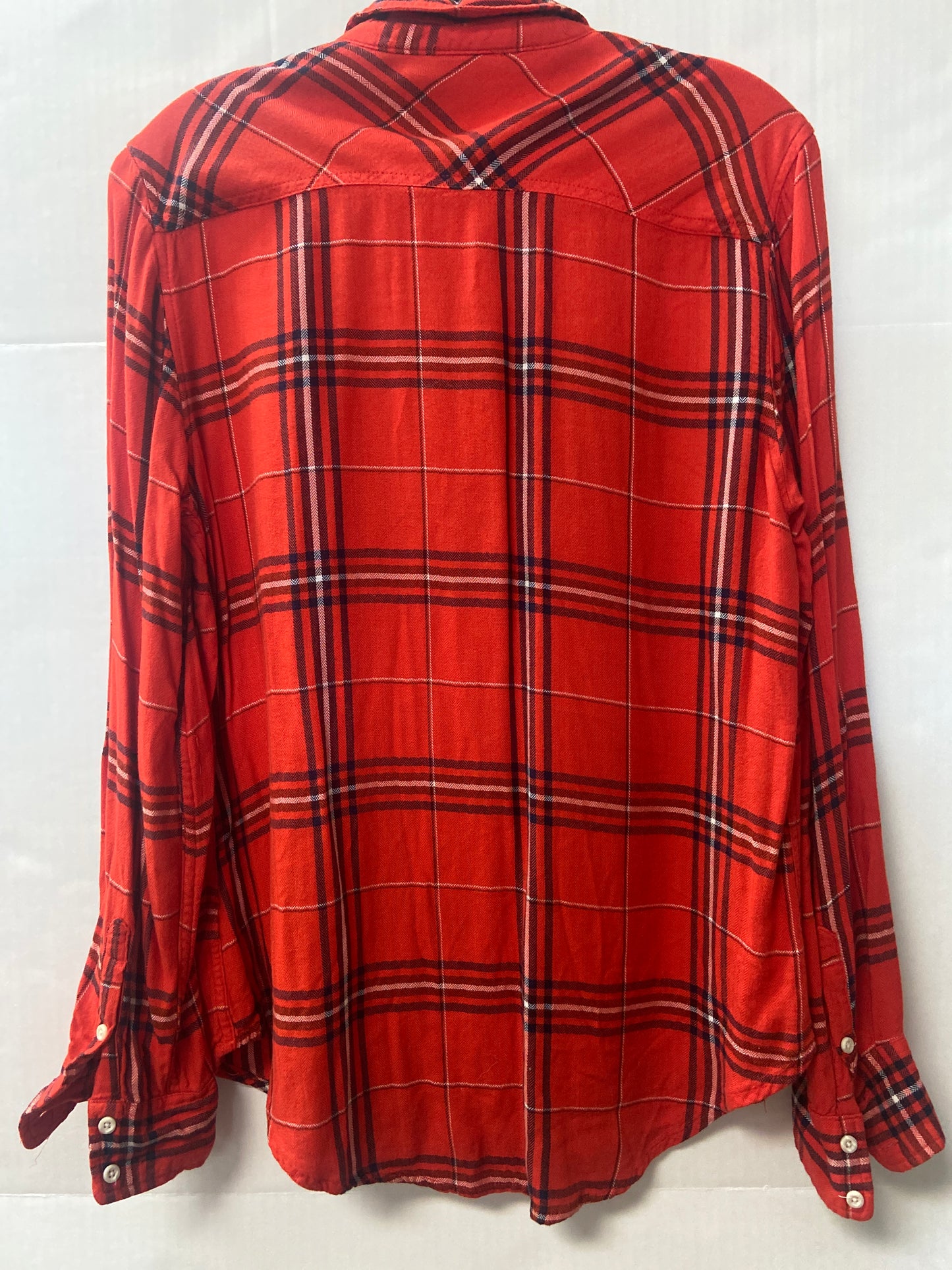 Top Long Sleeve By A New Day In Red, Size: L