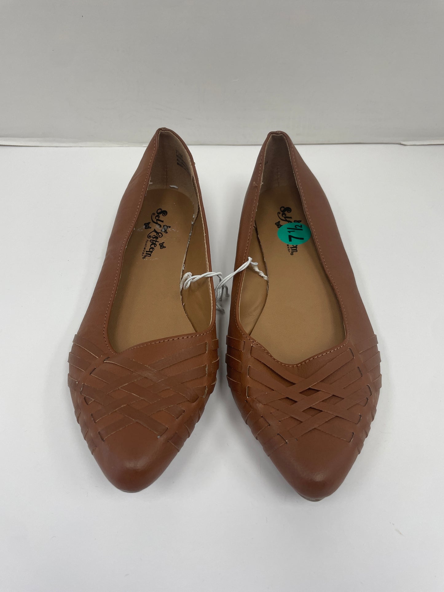 Shoes Flats By Cmf In Brown, Size: 7.5