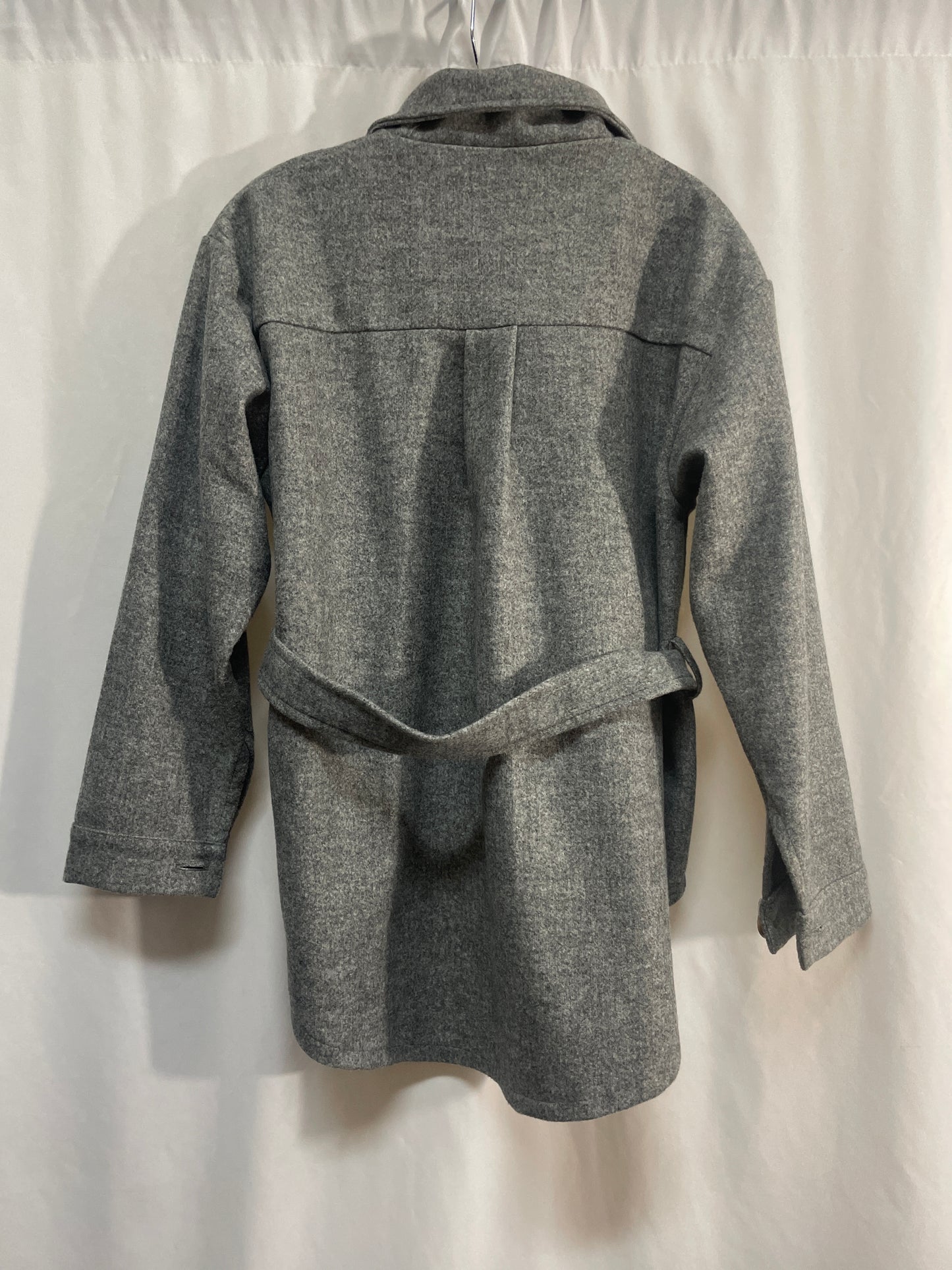 Jacket Fleece By Shinestar In Grey, Size: S