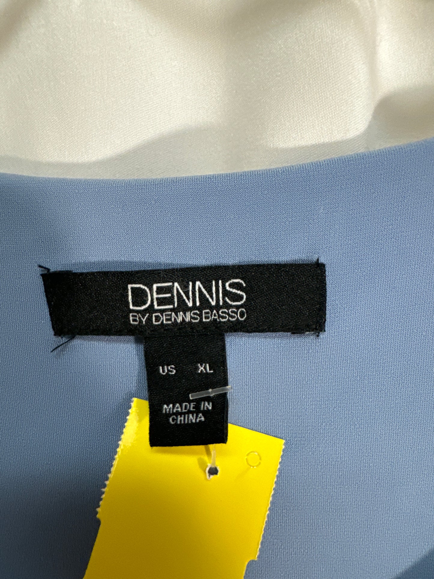 Top 3/4 Sleeve By Dennis Basso Qvc In Blue, Size: Xl