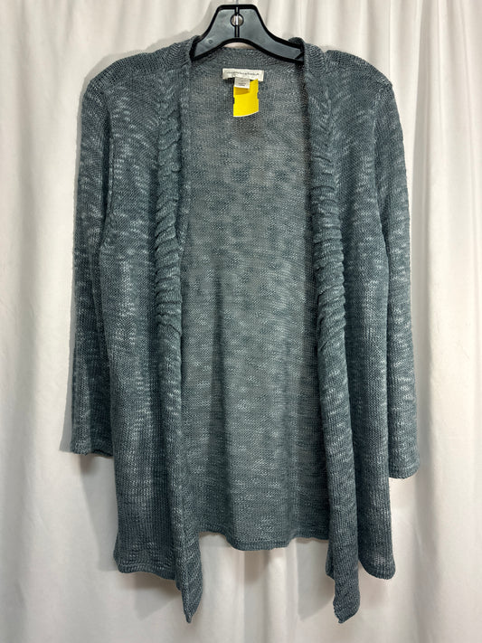 Cardigan By Christopher And Banks In Blue, Size: L