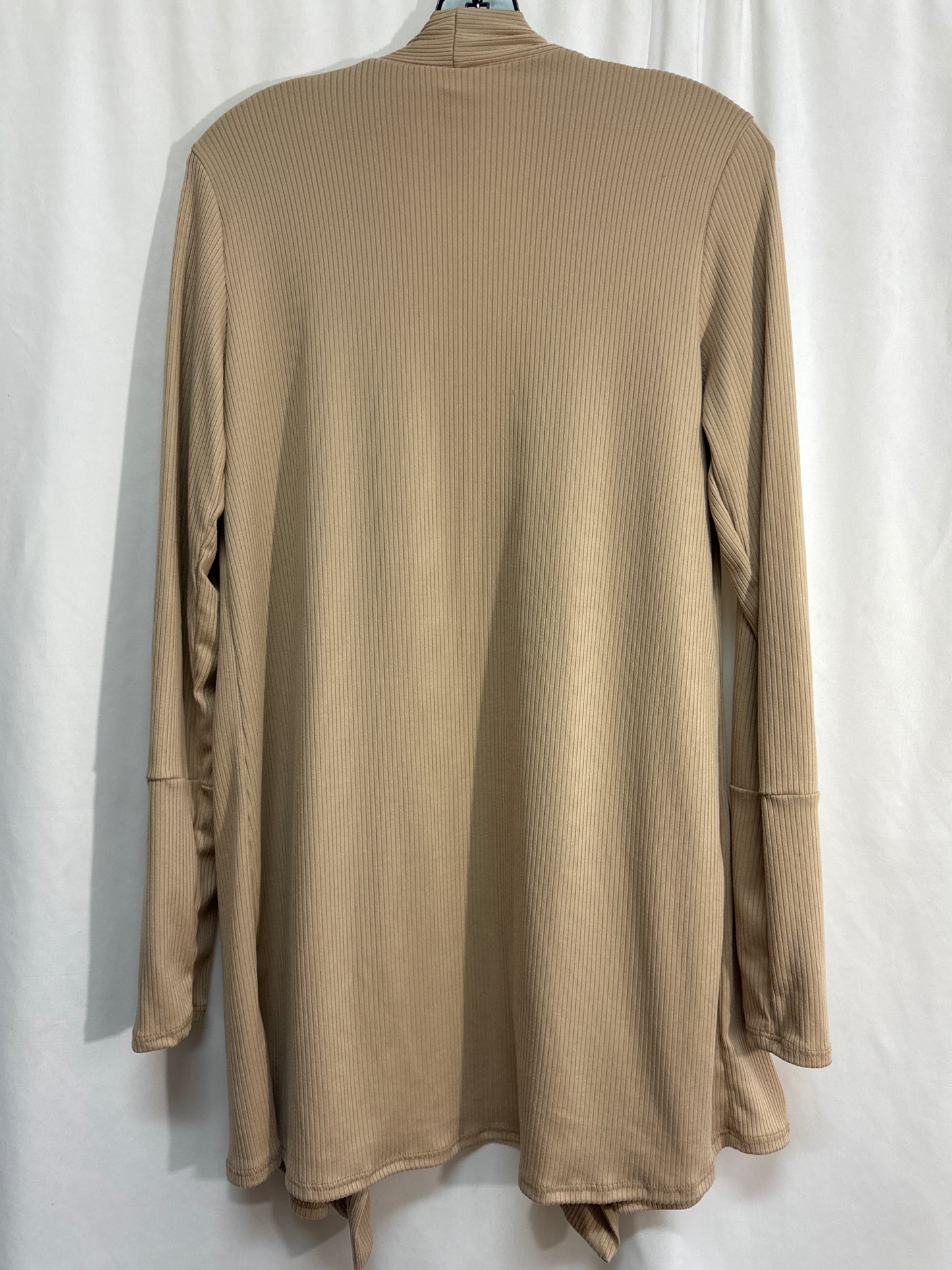 Cardigan By Clothes Mentor In Beige, Size: L