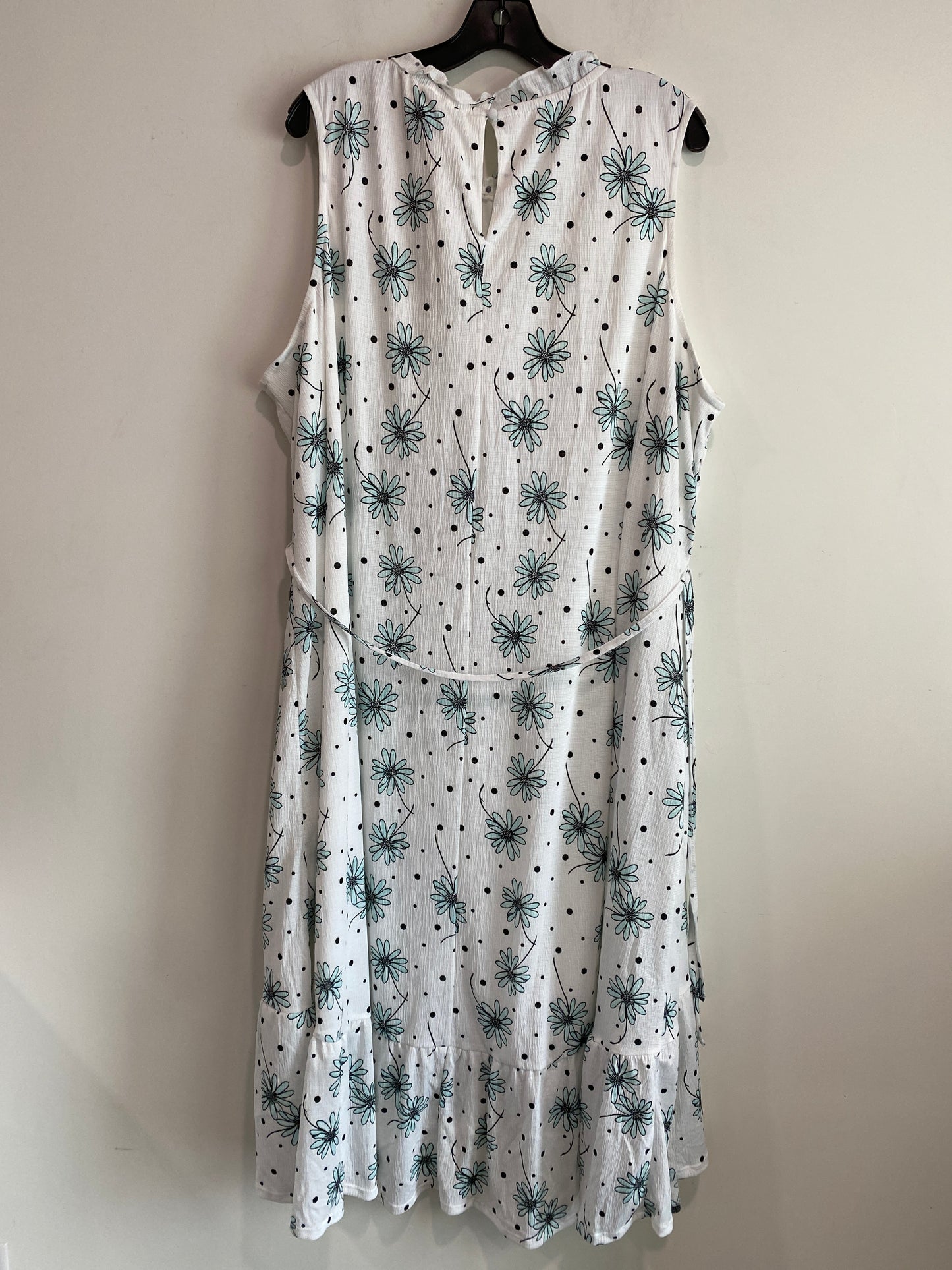 Dress Casual Maxi By Cato In White, Size: 4x