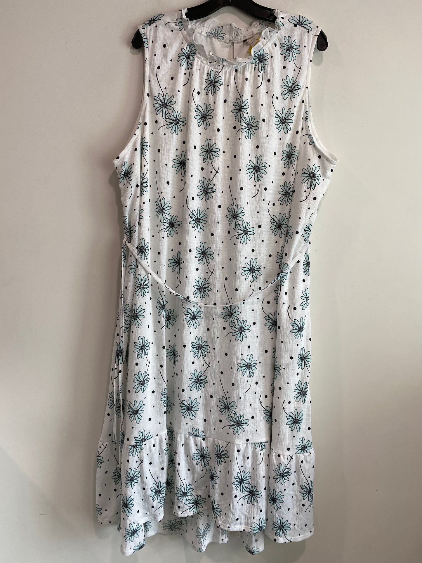 Dress Casual Maxi By Cato In White, Size: 4x