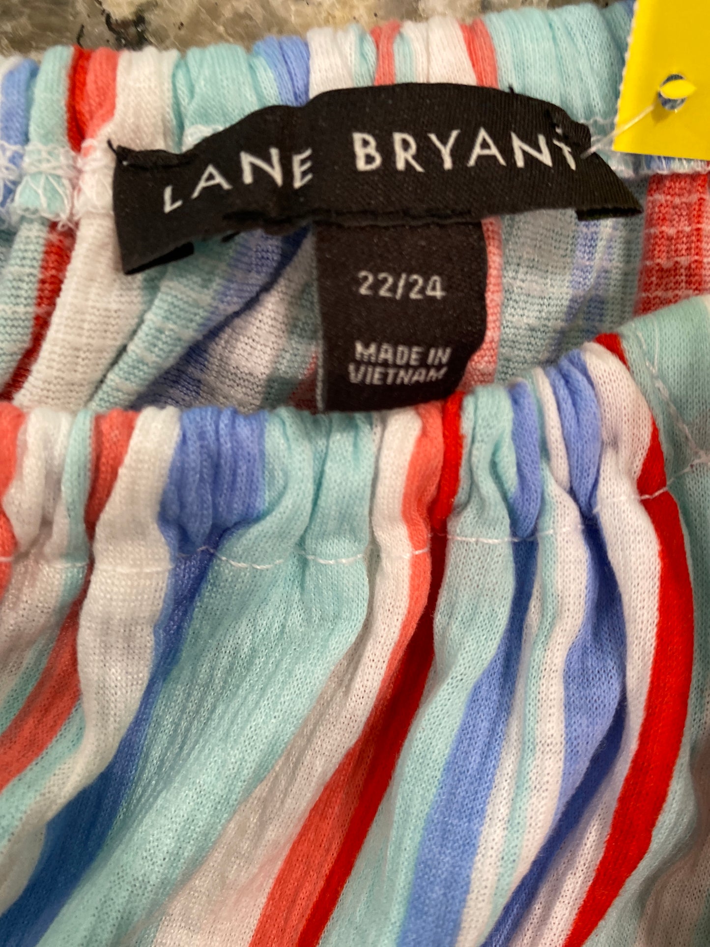 Tank Top By Lane Bryant In Blue & Red, Size: 3x