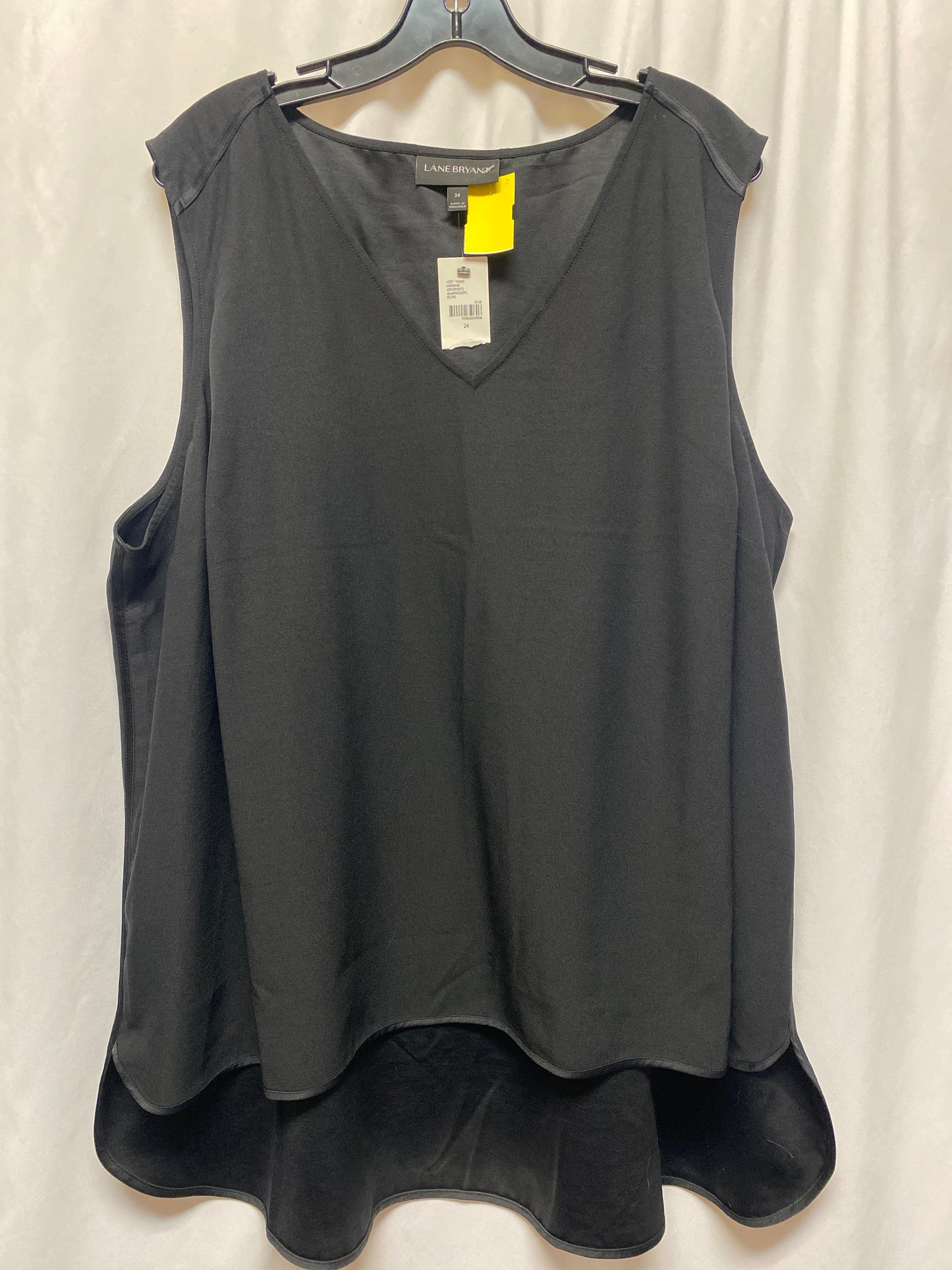 Top Sleeveless By Lane Bryant In Black, Size: 3x