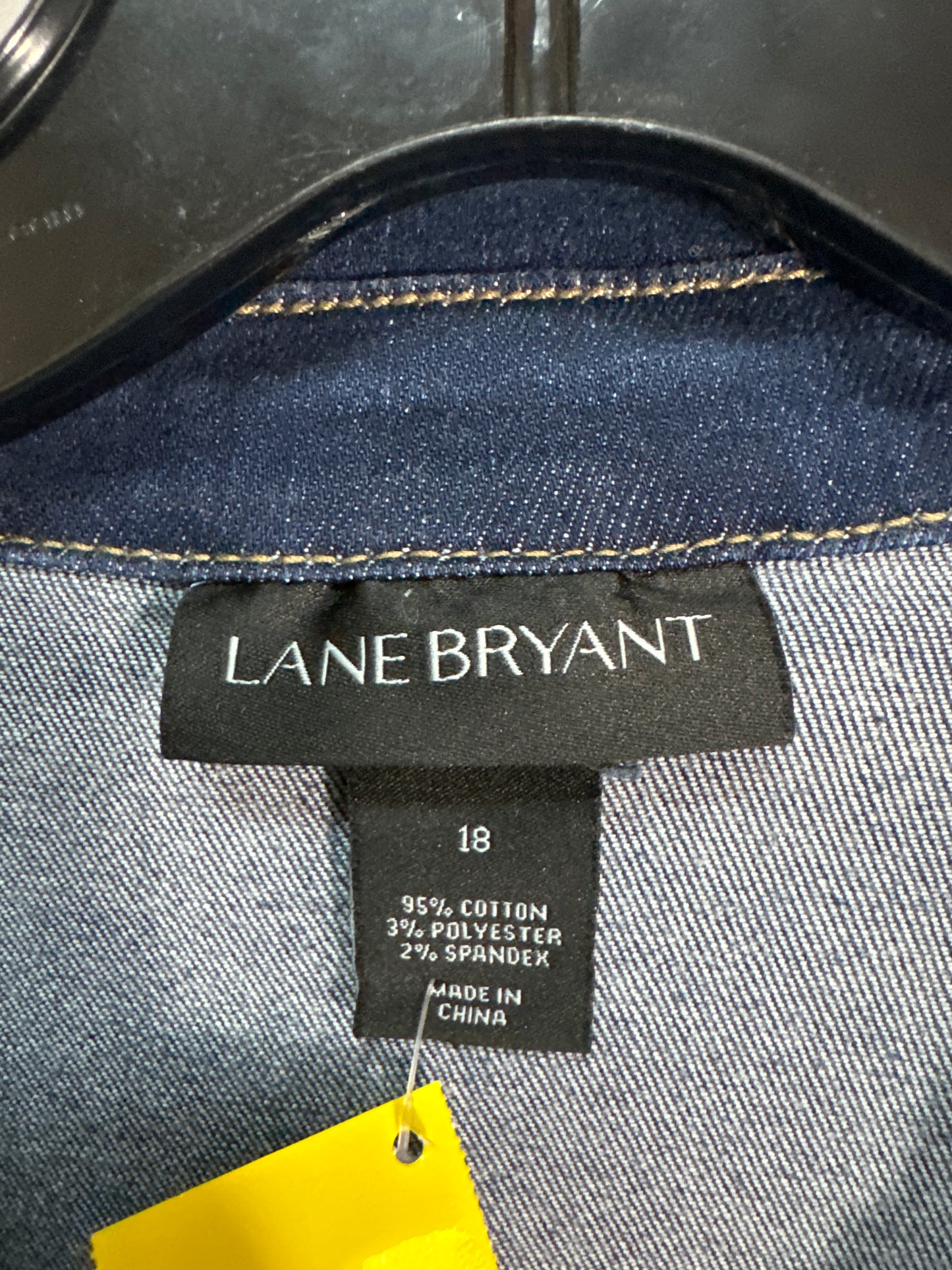 Jacket Denim By Lane Bryant In Blue Denim, Size: 1x