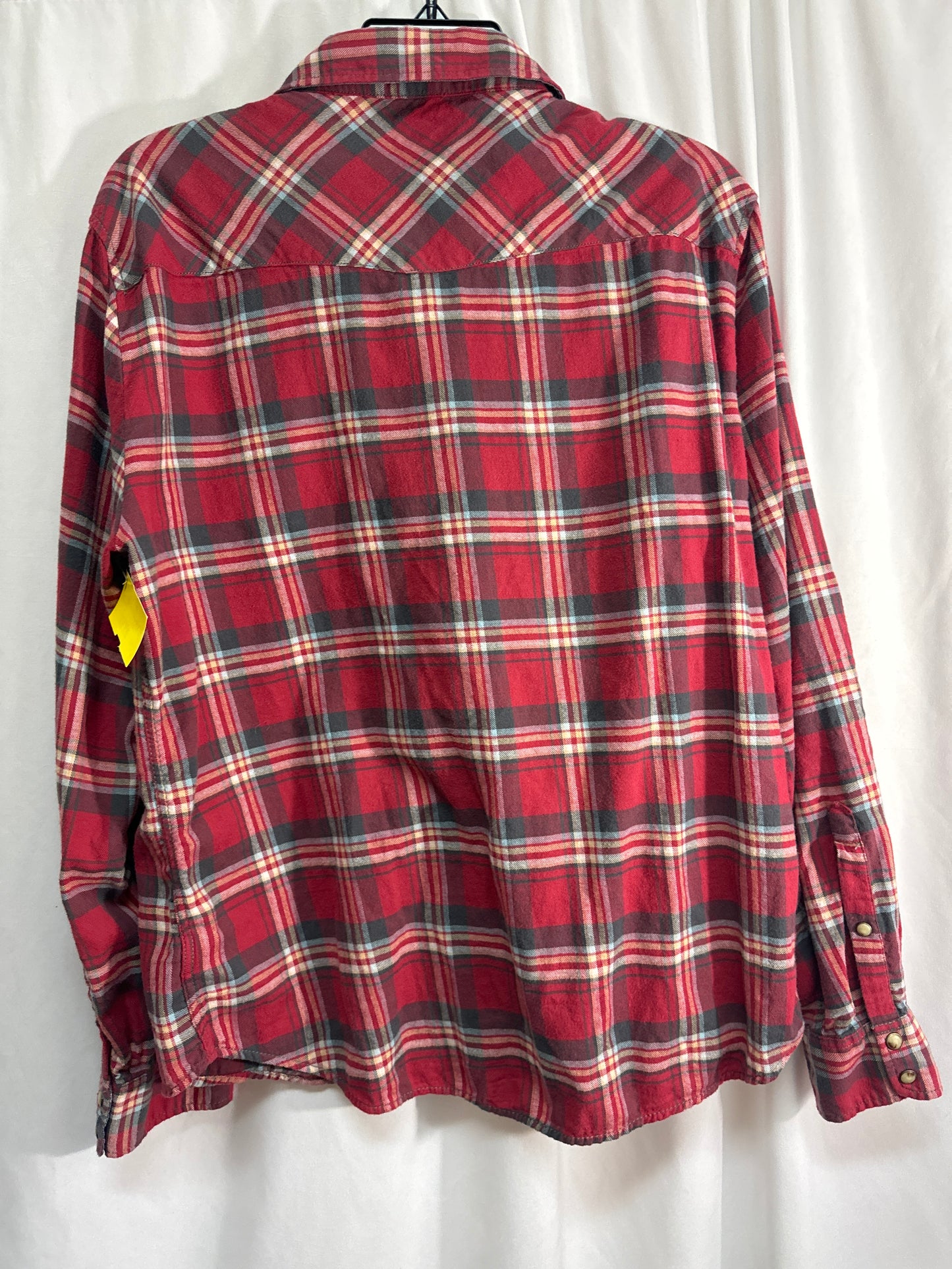 Top Long Sleeve By Jachs Girlfirend In Red, Size: Xl