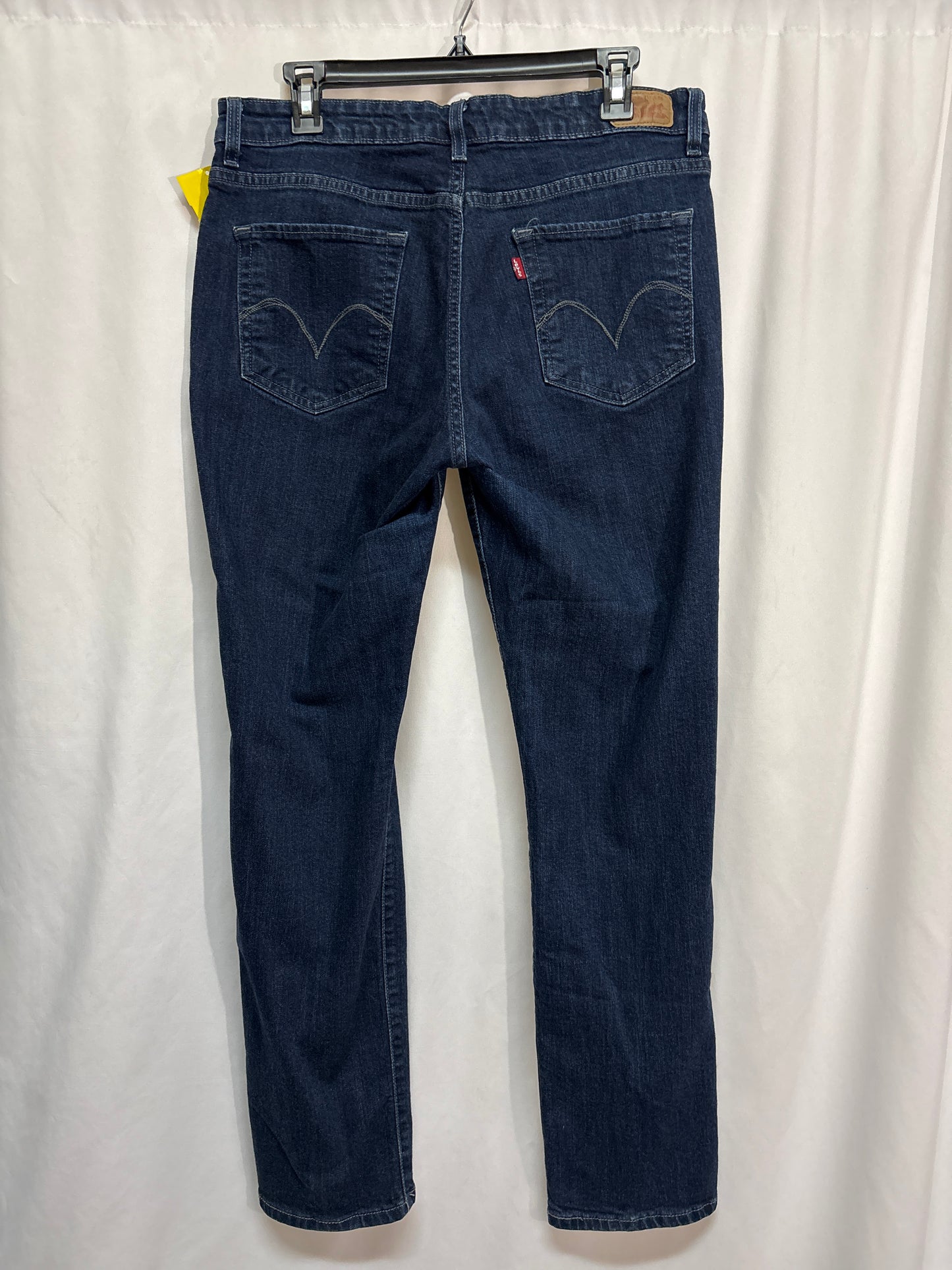 Jeans Skinny By Levis In Blue Denim, Size: 14