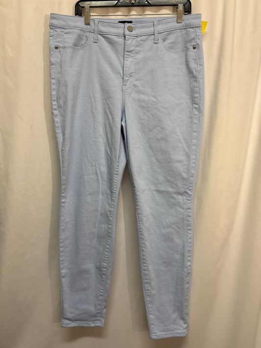 Jeans Skinny By Talbots In Blue, Size: 14