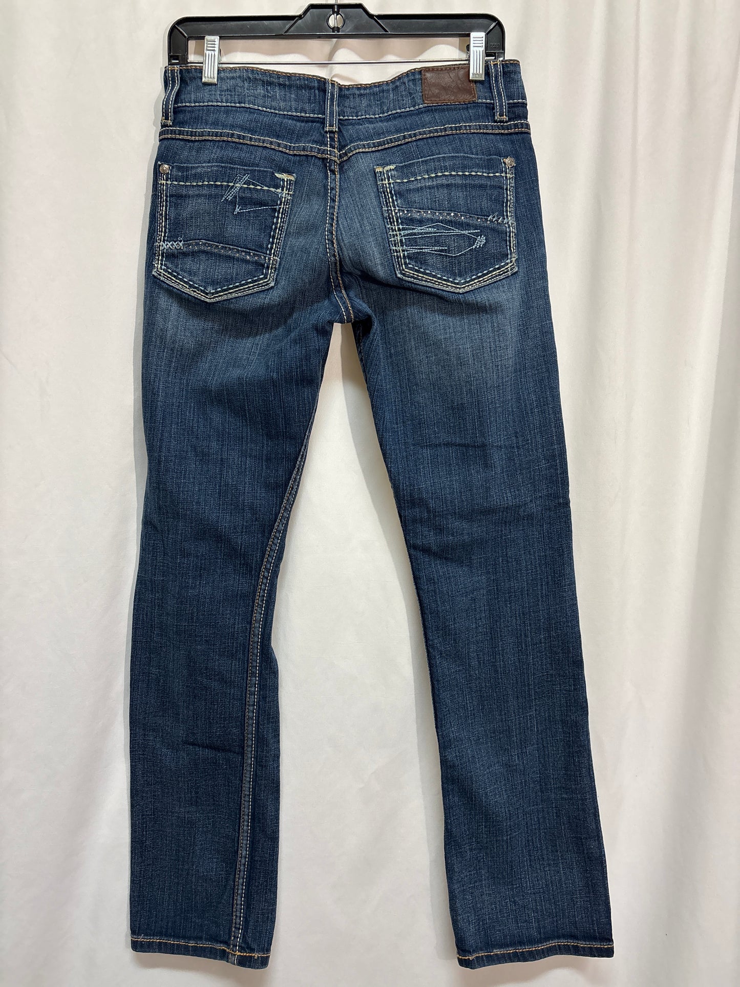 Jeans Straight By Bke In Blue Denim, Size: 8p