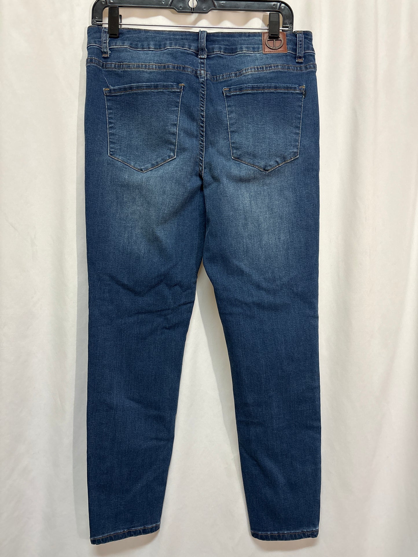 Jeans Skinny By Tahari By Arthur Levine In Blue Denim, Size: 12