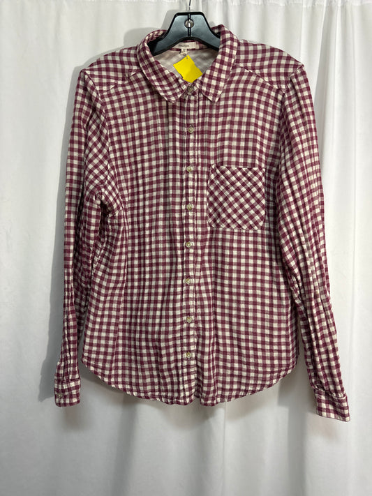 Top Long Sleeve By Maurices In Purple, Size: Xl