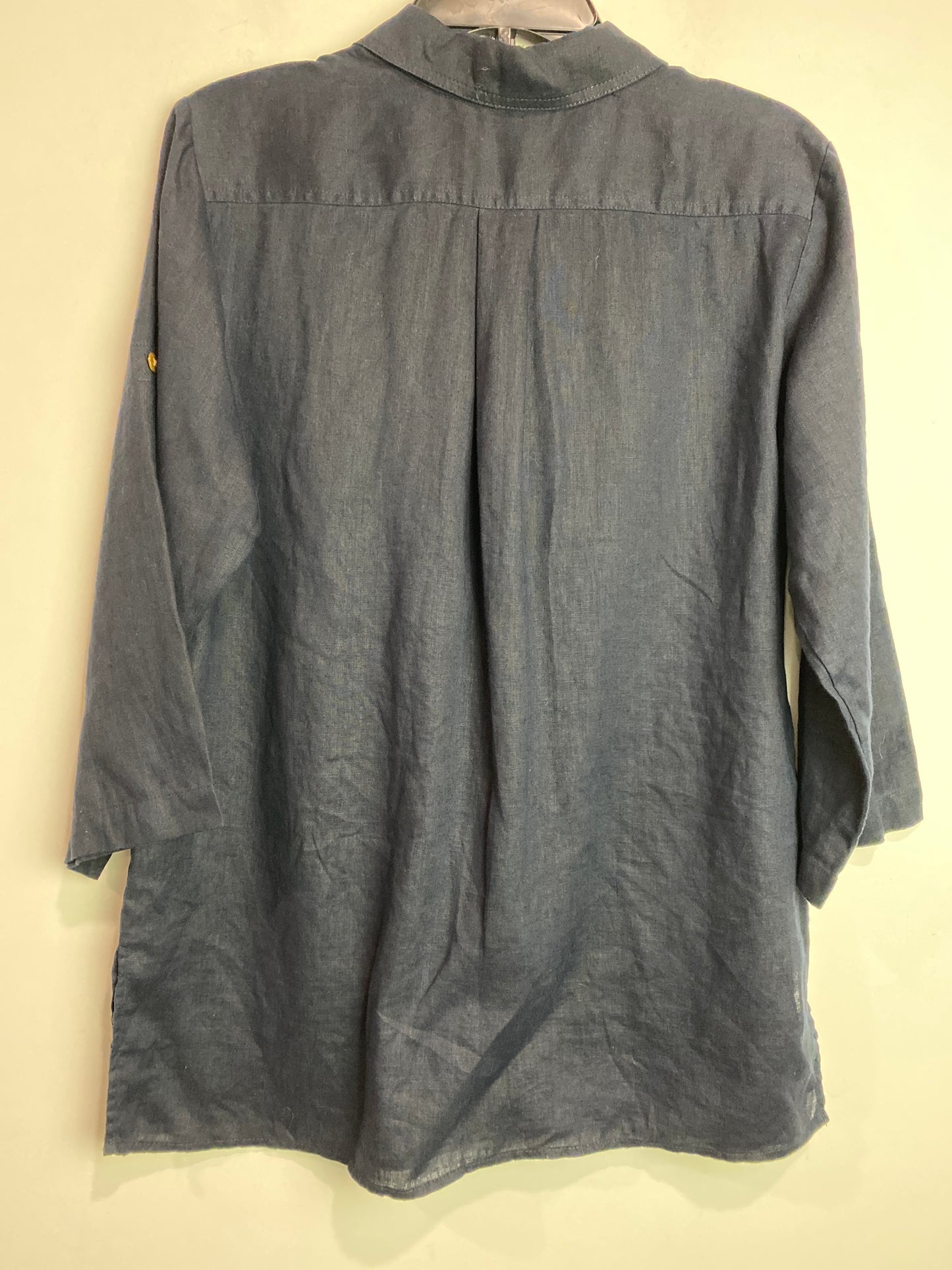 Top Long Sleeve By Ellen Tracy In Blue, Size: M