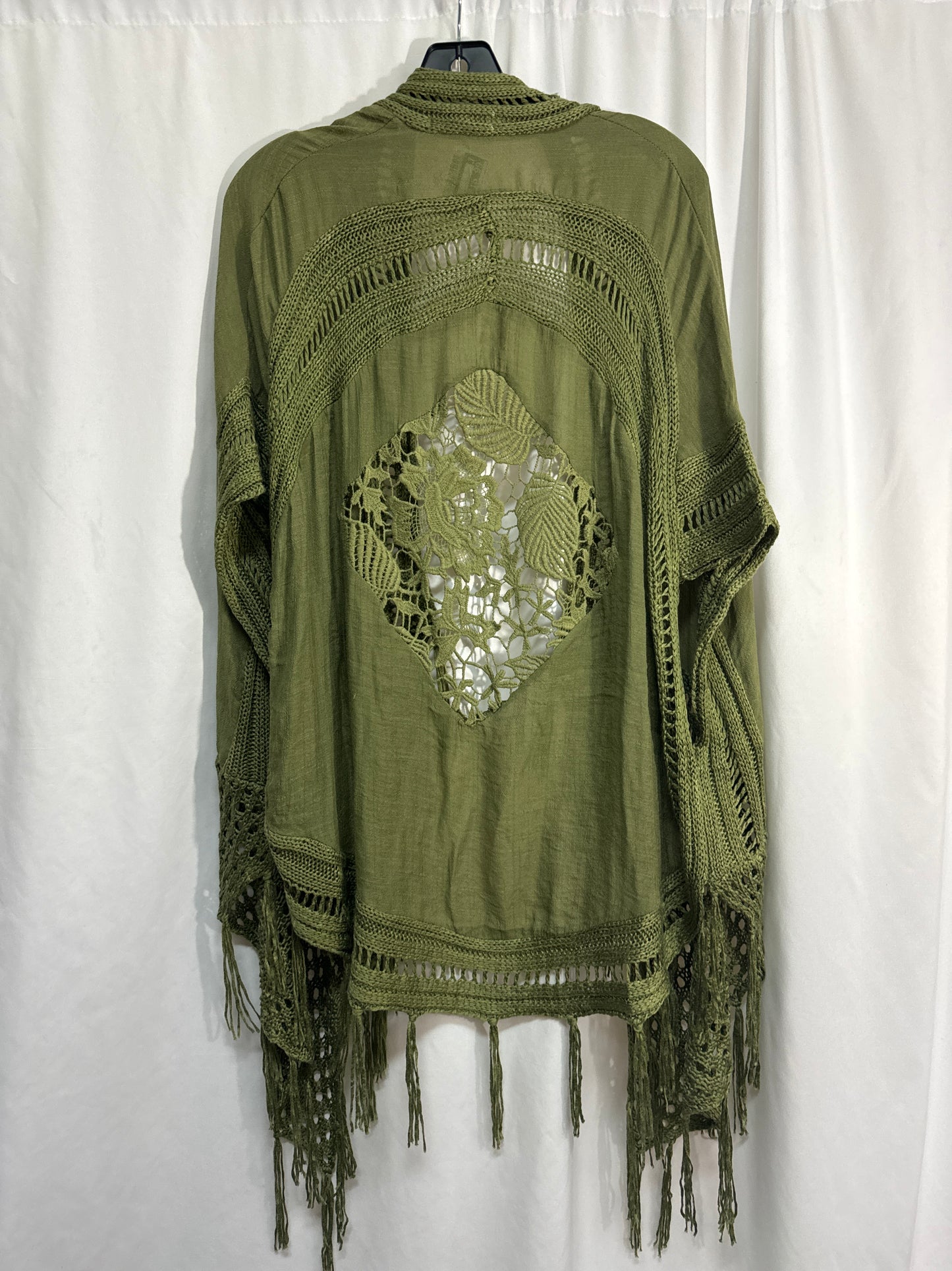 Cardigan By Miracle In Green, Size: L