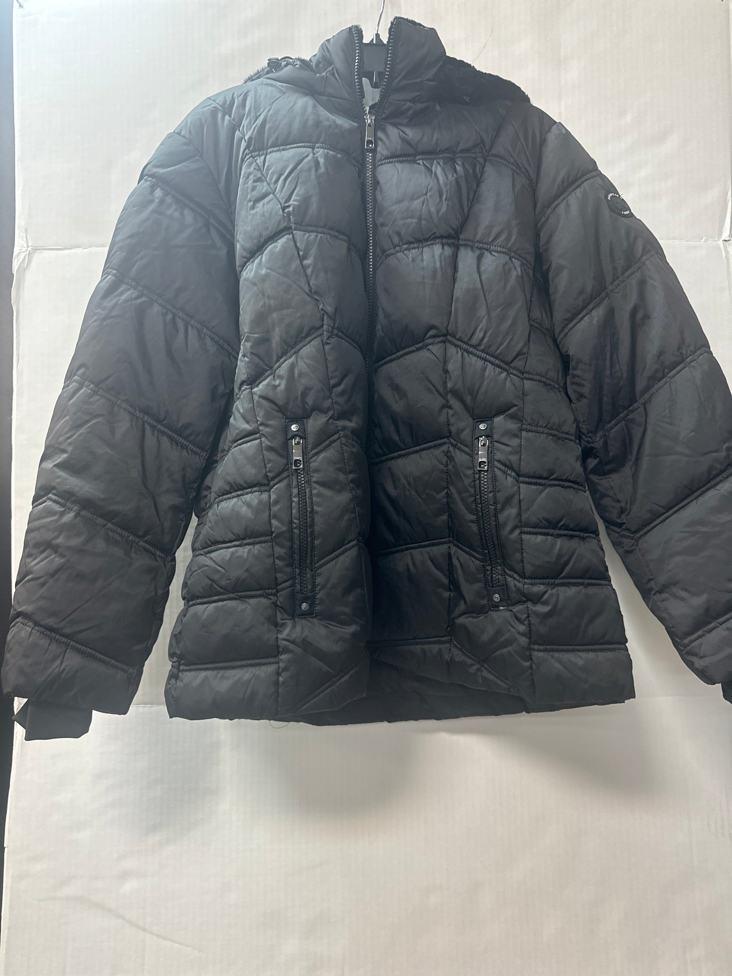 Coat Puffer & Quilted By Nautica In Black, Size: Xxl