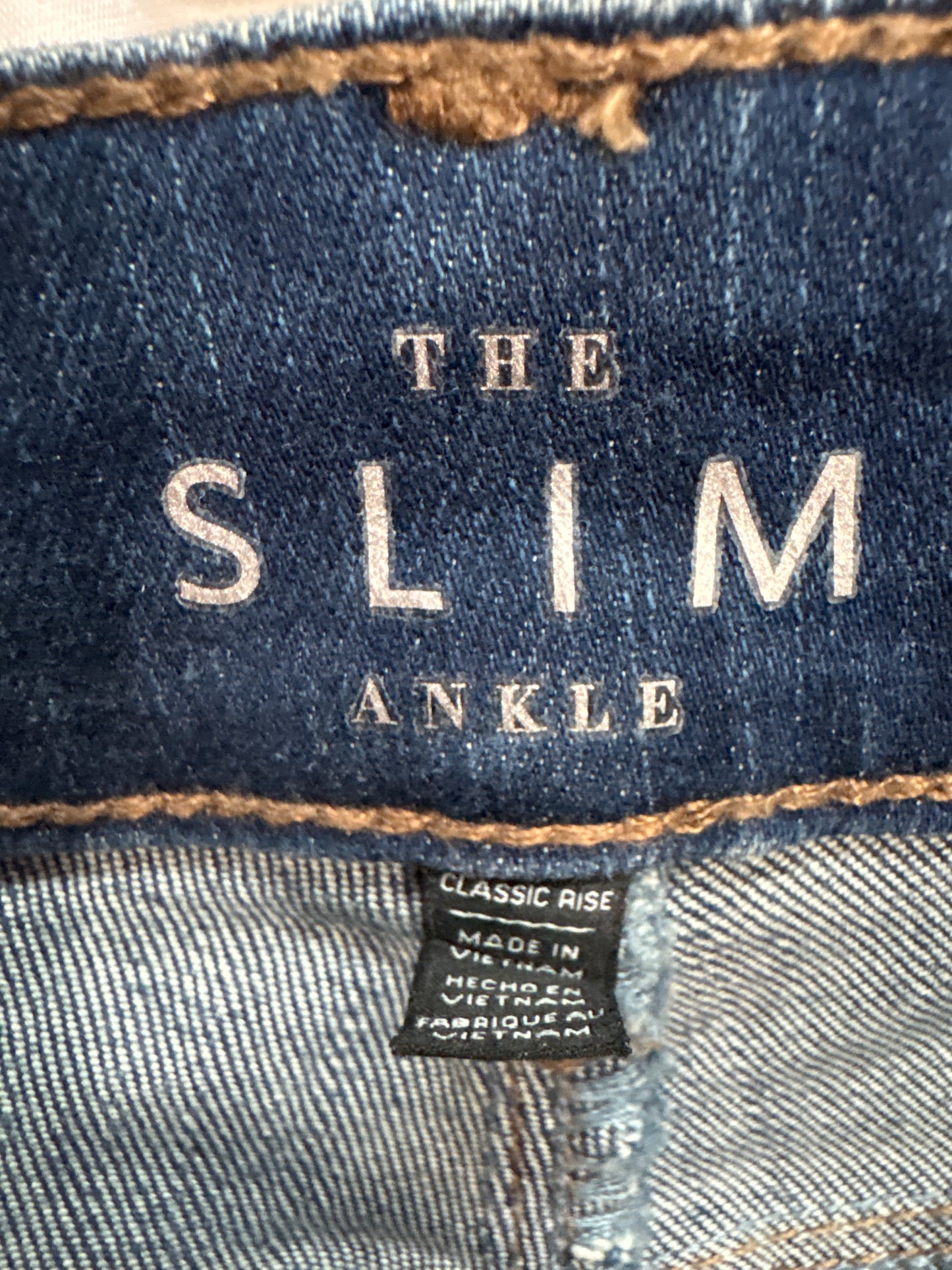 Jeans Skinny By White House Black Market In Blue Denim, Size: 4