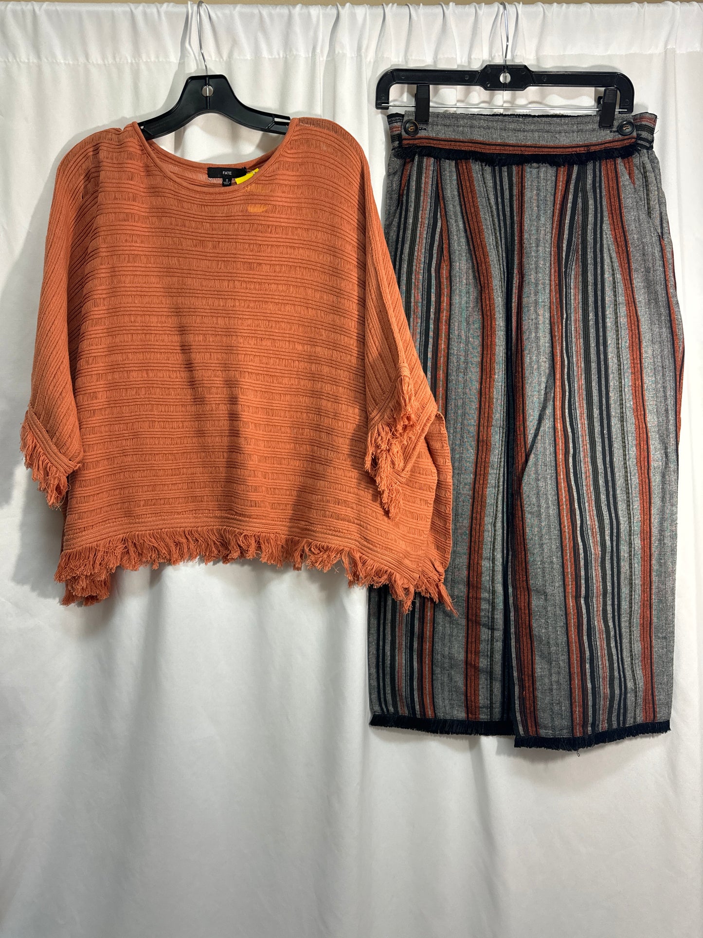 Pants Set 2pc By Fate In Orange, Size: S