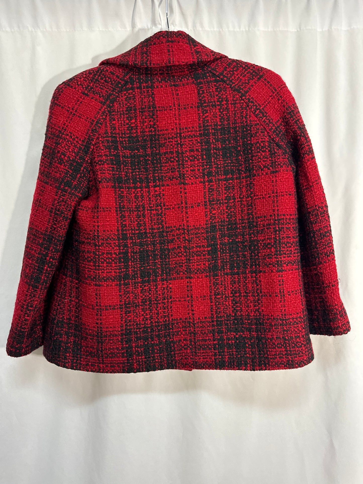 Coat Peacoat By Talbots In Red, Size: S