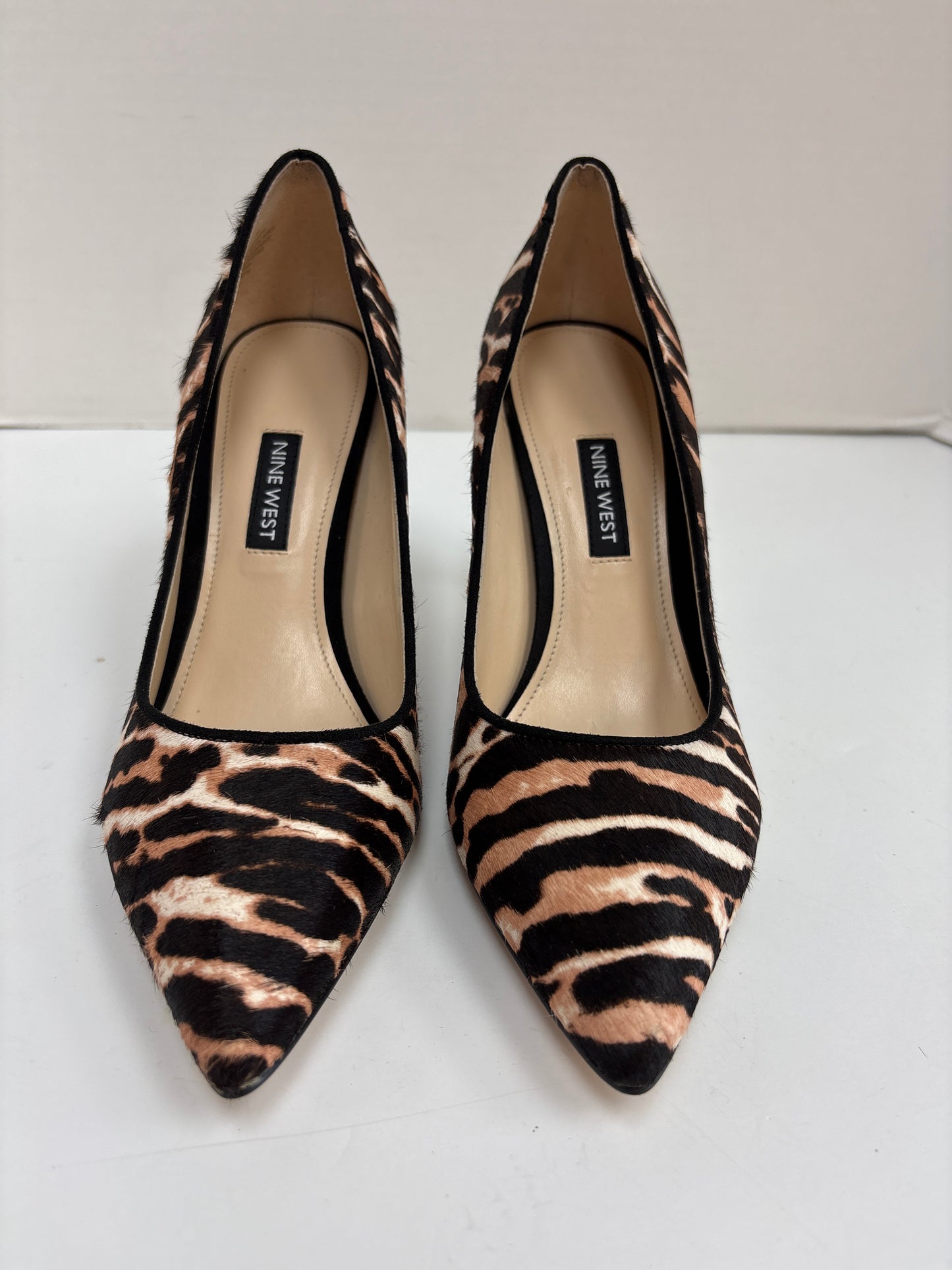 Shoes Heels Stiletto By Nine West In Animal Print, Size: 7