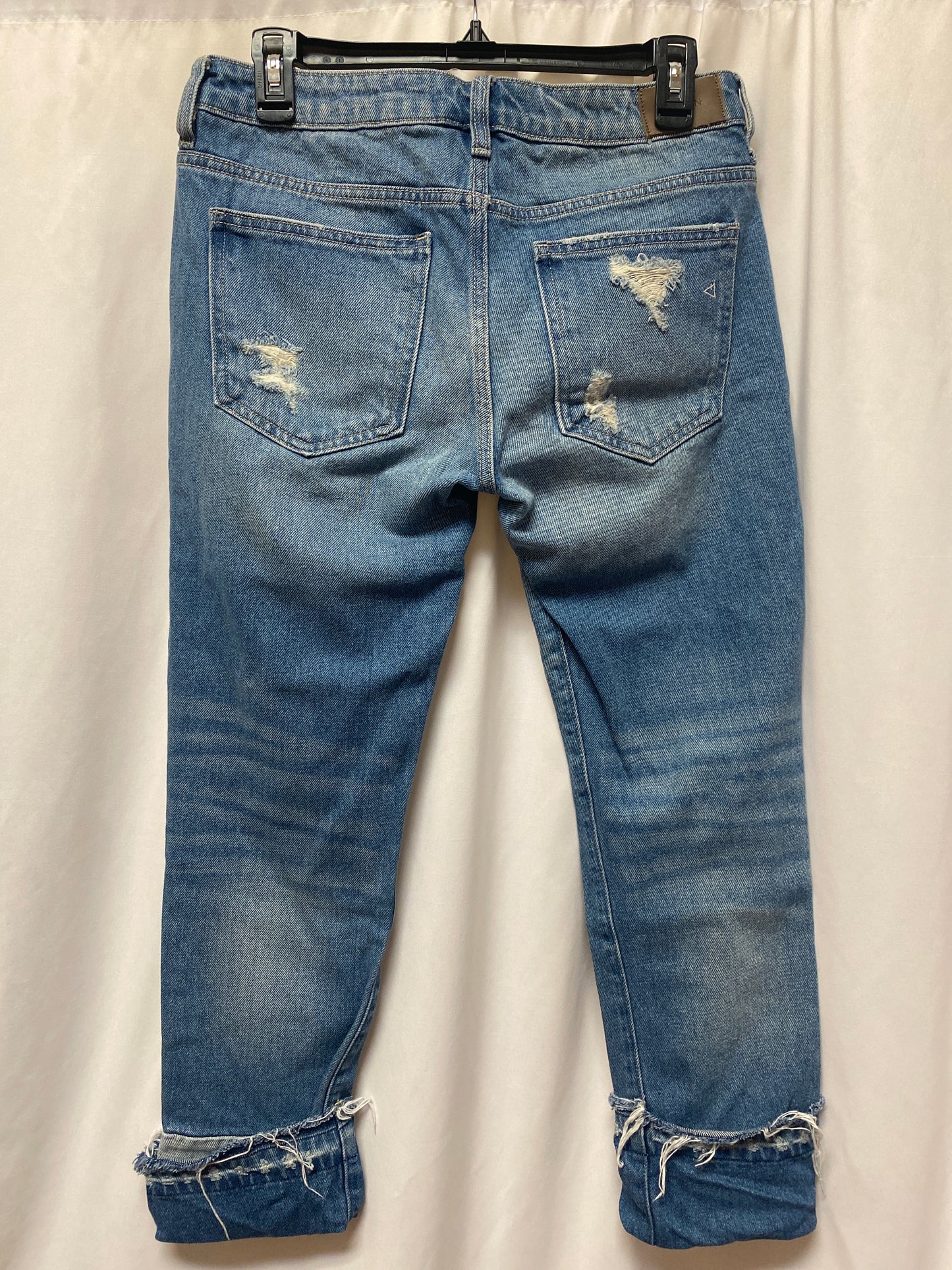 Jeans Cropped By Clothes Mentor In Blue Denim, Size: 2