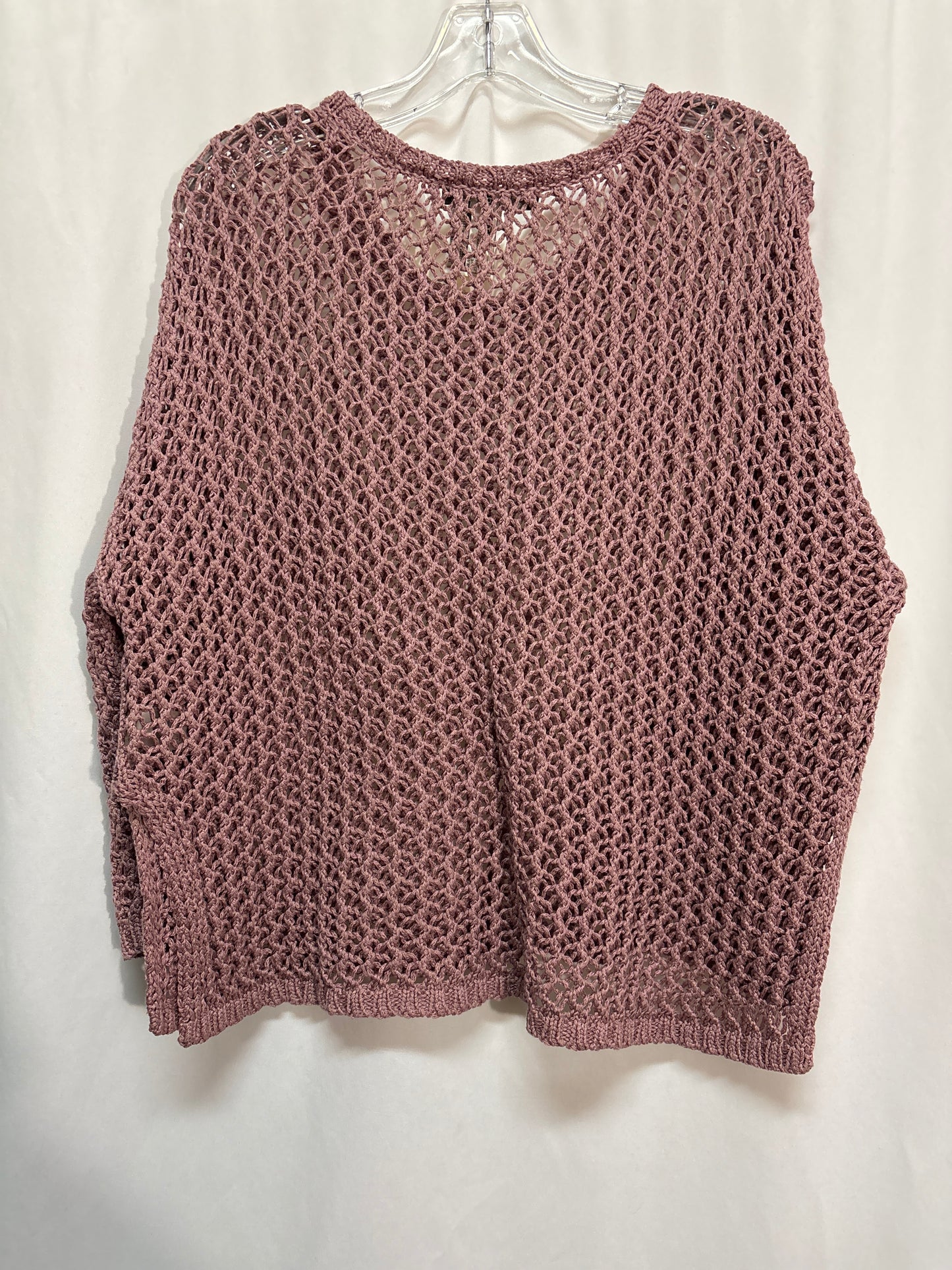 Sweater By Clothes Mentor In Mauve, Size: M