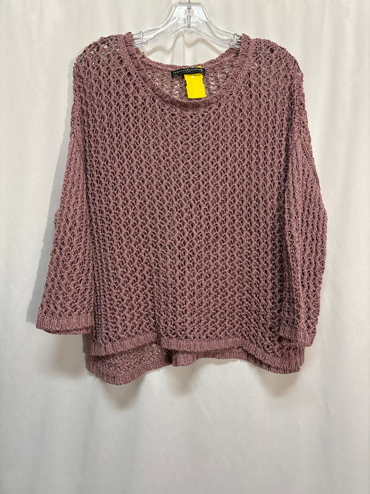 Sweater By Clothes Mentor In Mauve, Size: M