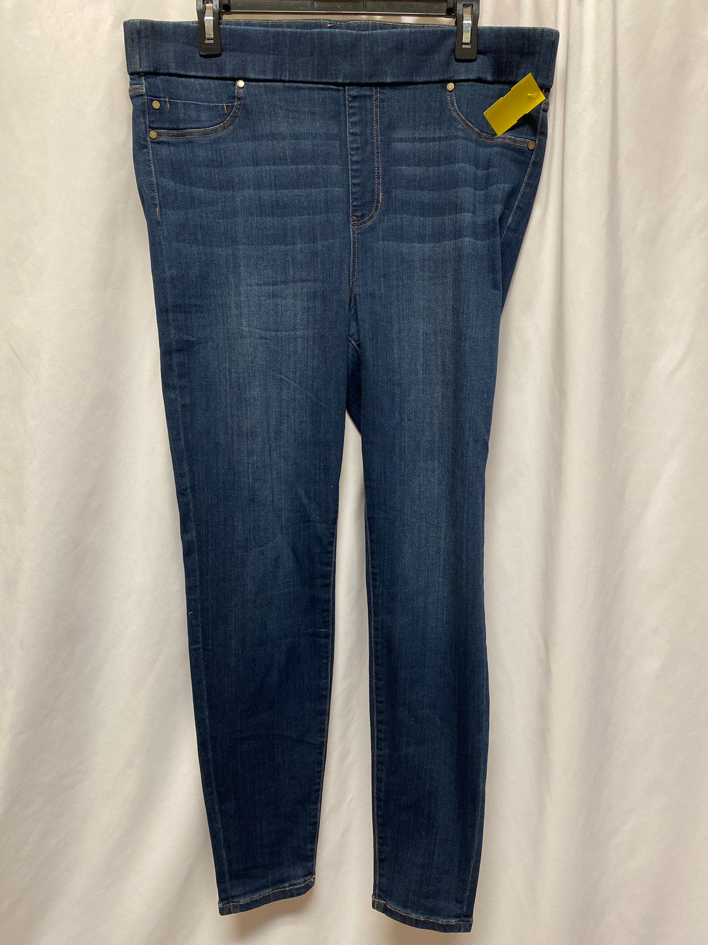 Pants Leggings By Liverpool In Blue Denim, Size: 16