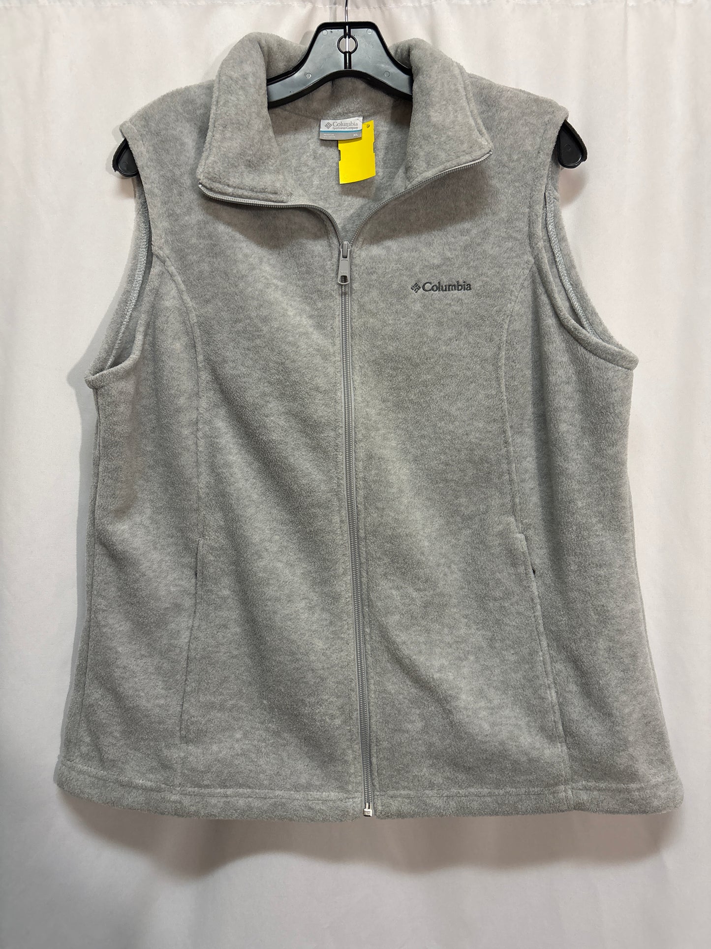 Vest Fleece By Columbia In Grey, Size: Xl