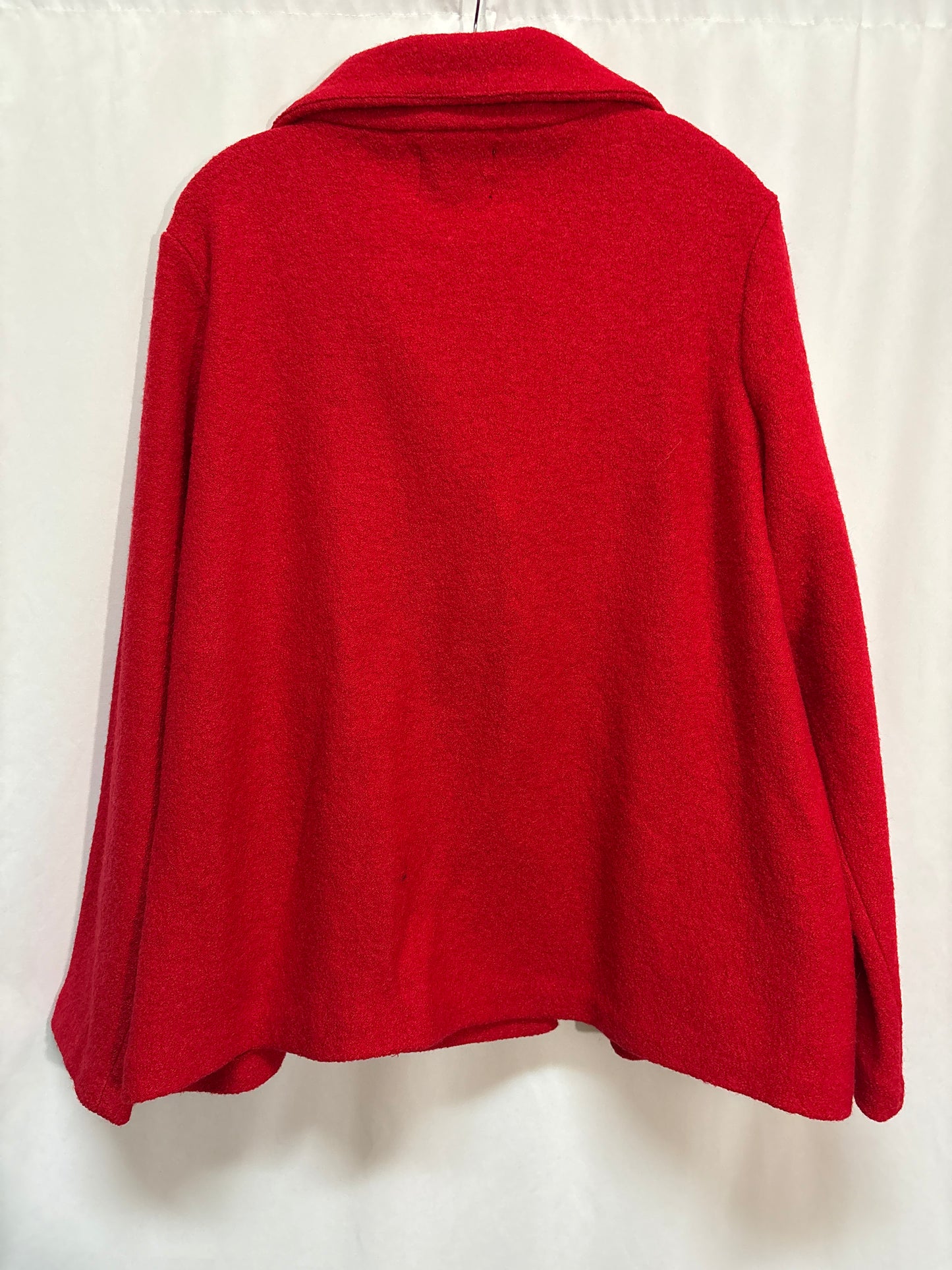 Coat Peacoat By Cynthia Rowley In Red, Size: L