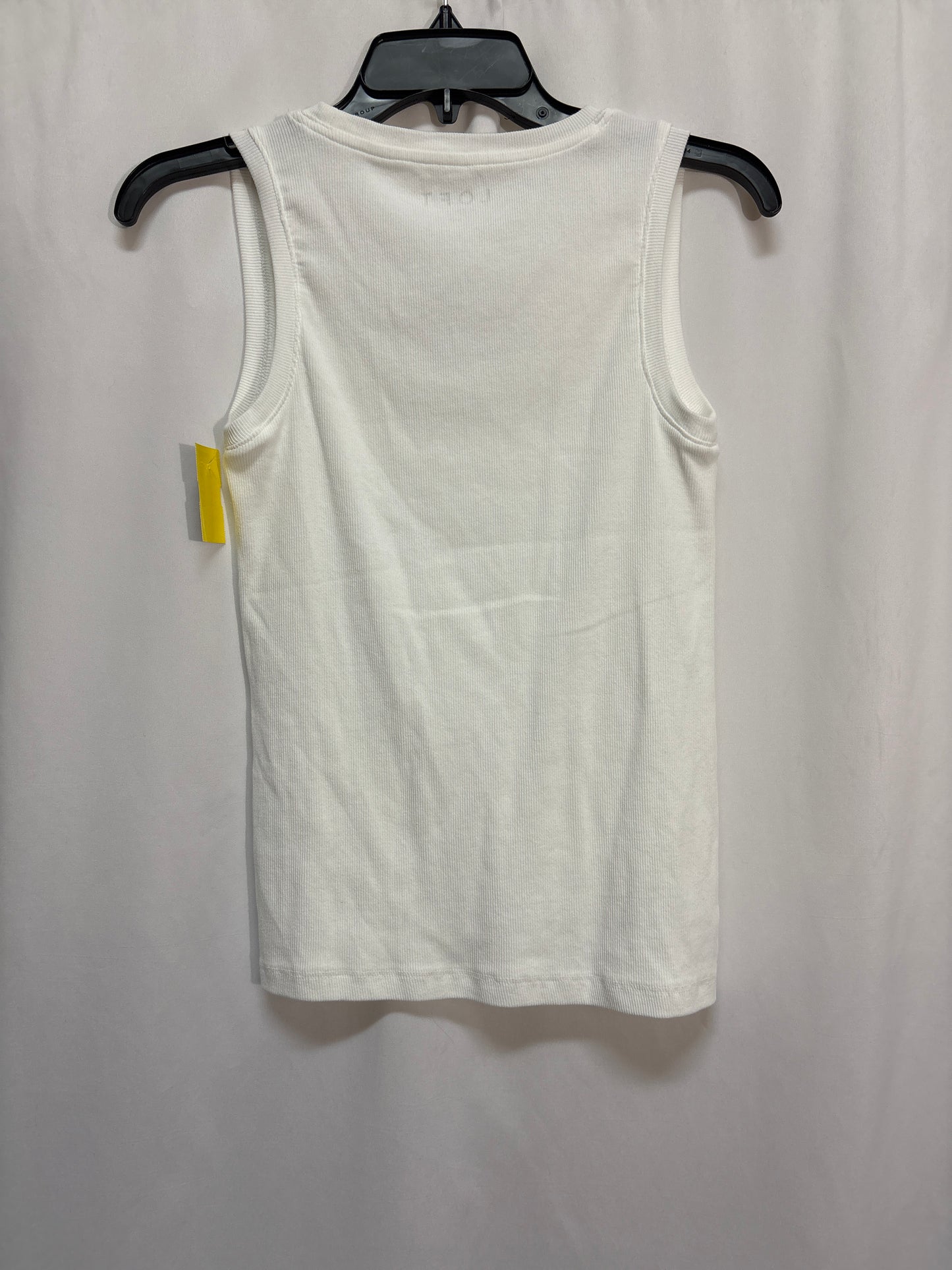 Top Sleeveless By Loft In White, Size: Mp