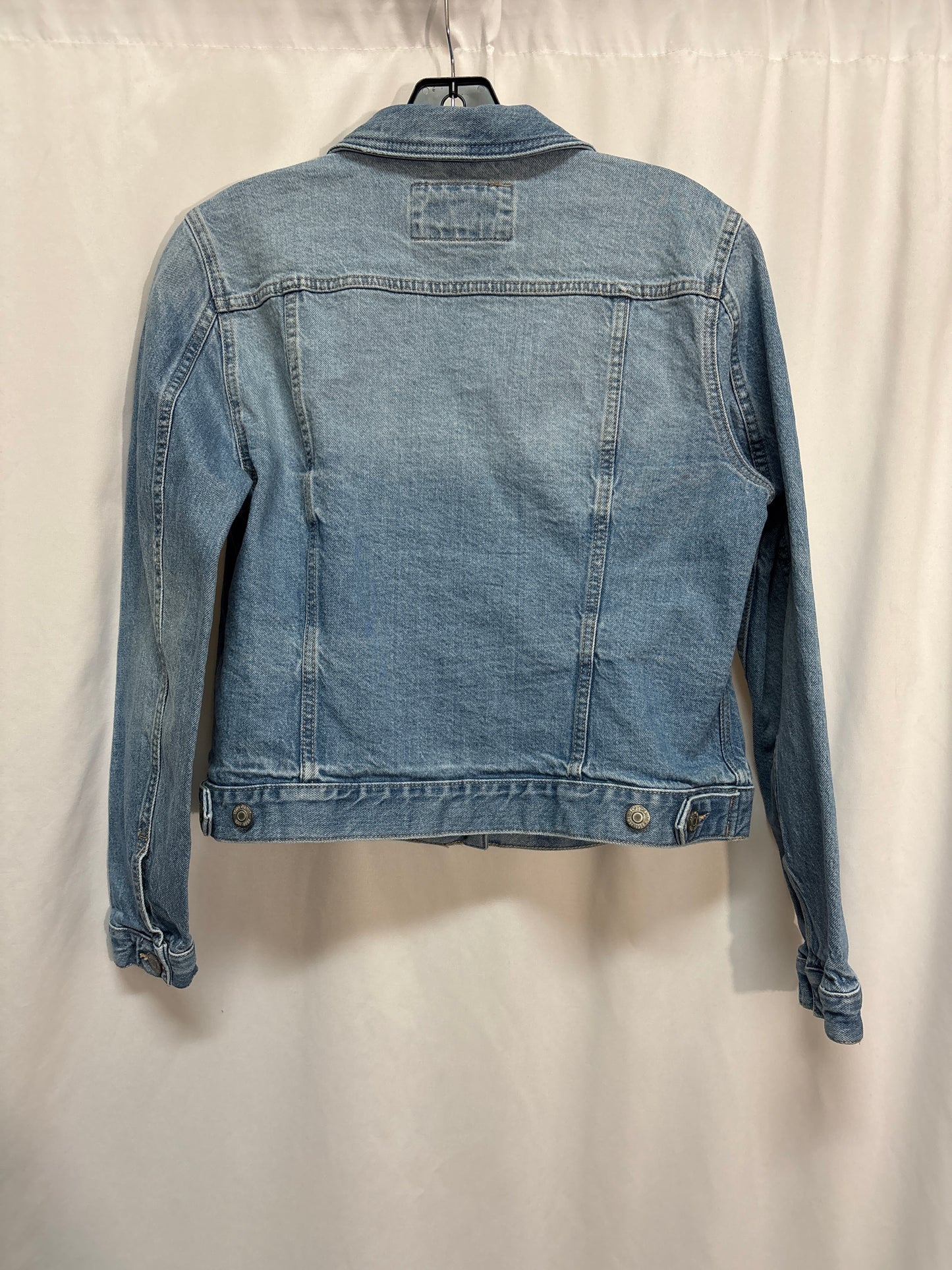 Jacket Denim By Loft In Blue Denim, Size: M