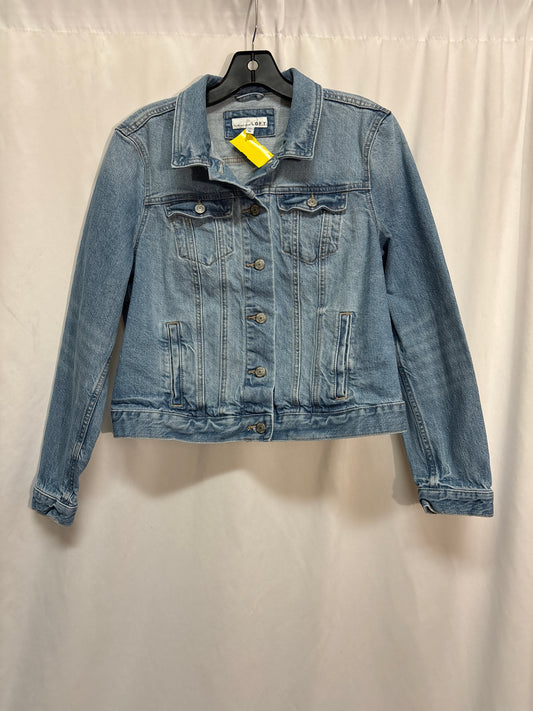 Jacket Denim By Loft In Blue Denim, Size: M